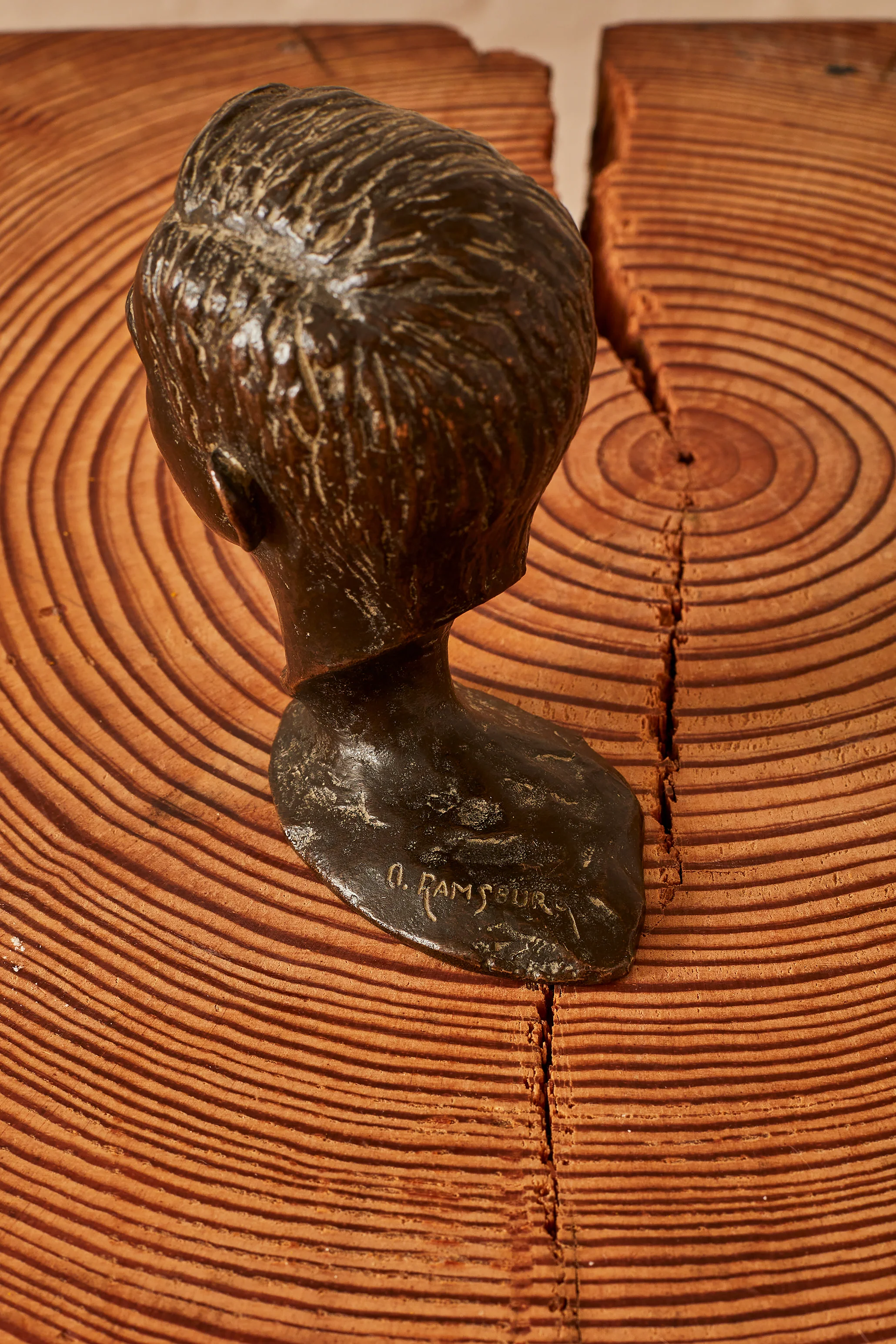 BRONZE HEAD SCULPTURE - Image 11