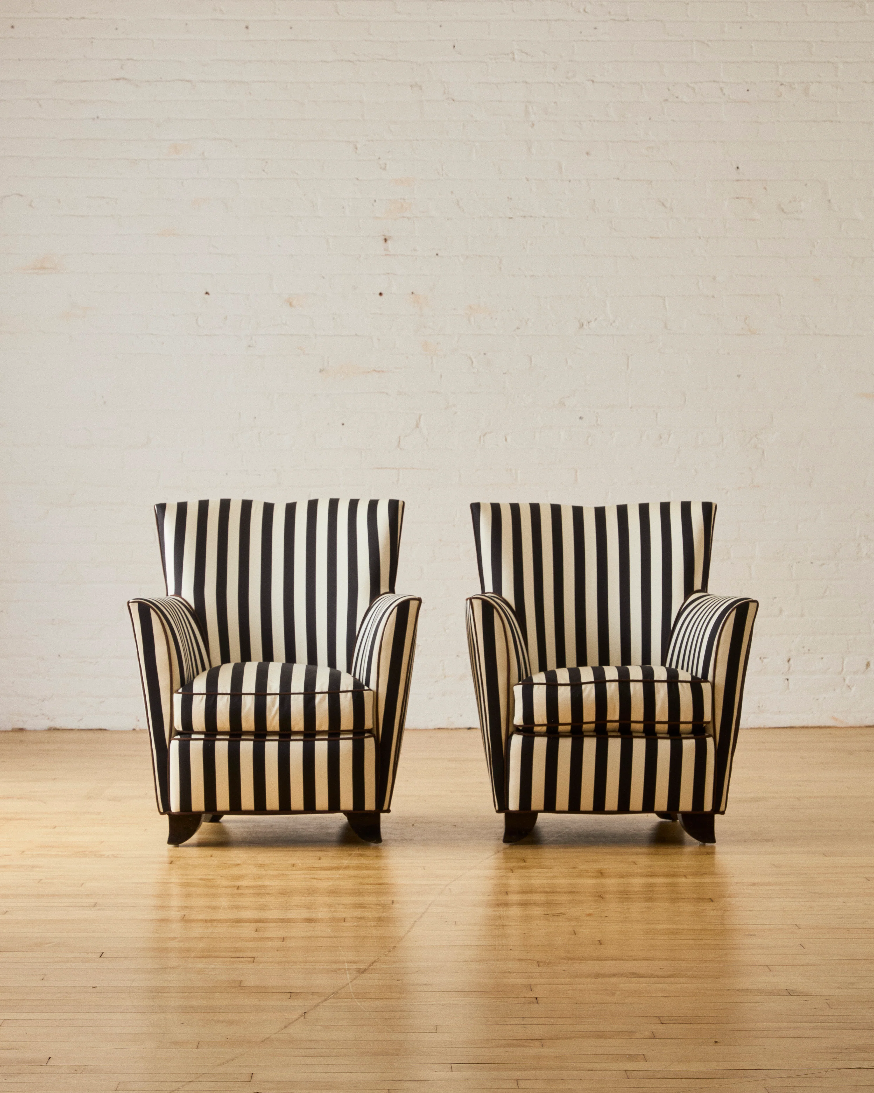 A PAIR OF 'MUSTACHE ' CLUB CHAIRS BY DOMINIQUE - Image 3