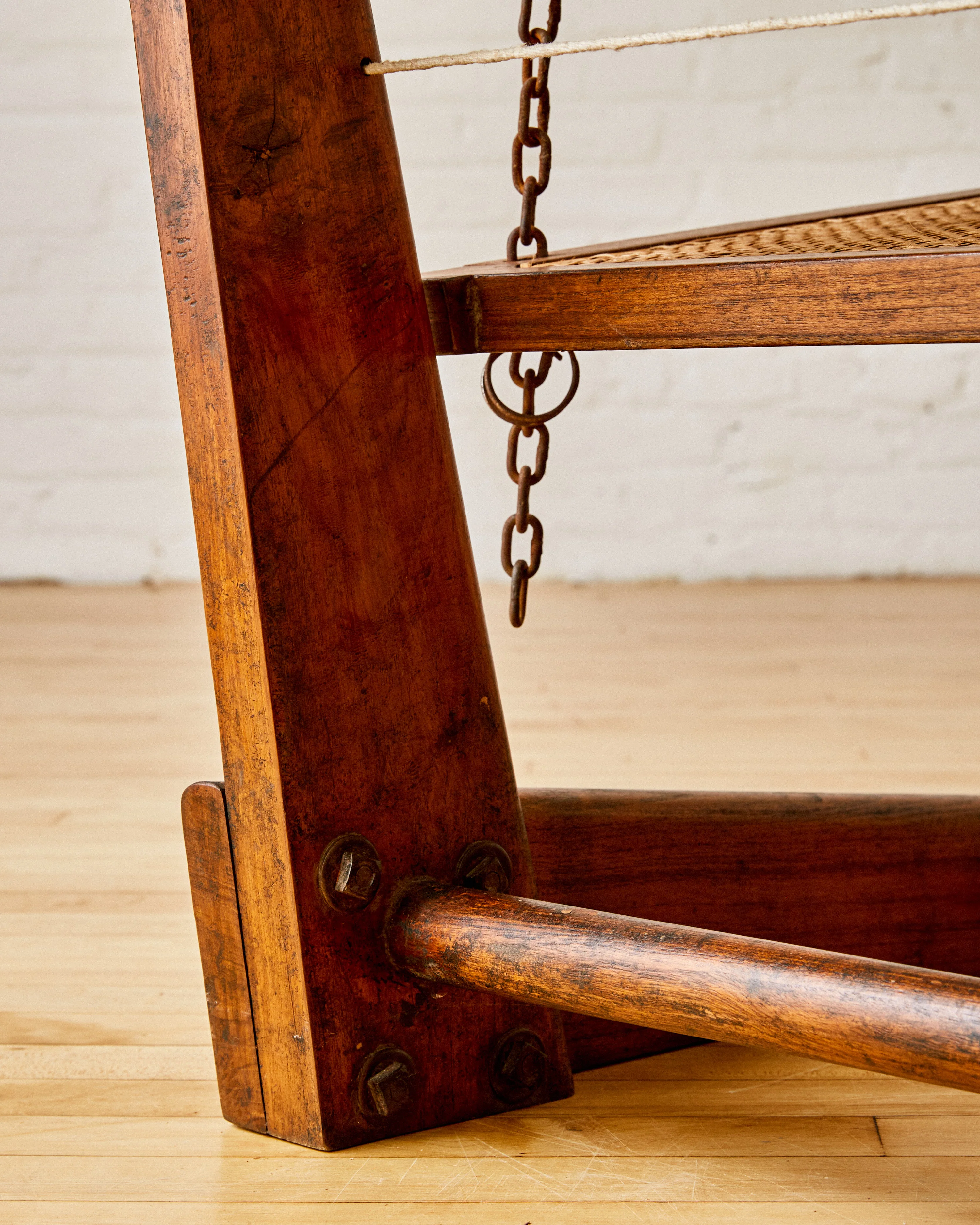 A PAIR  OF SWING CHAIRS BY PIERRE JEANNERET - Image 7