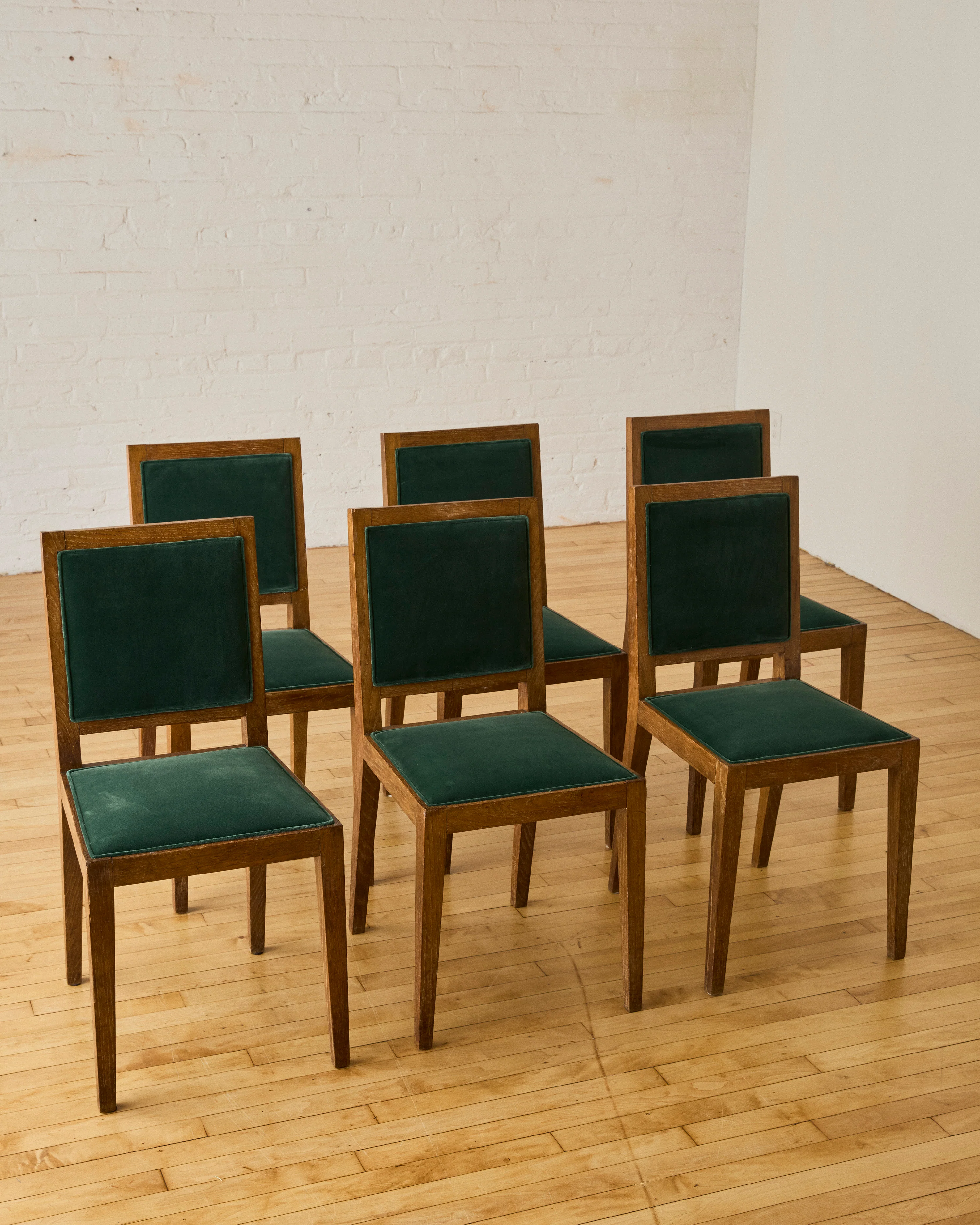A SET OF SIX DINING CHAIRS ATTRIBUTED TO RENE GABRIEL - Image 5