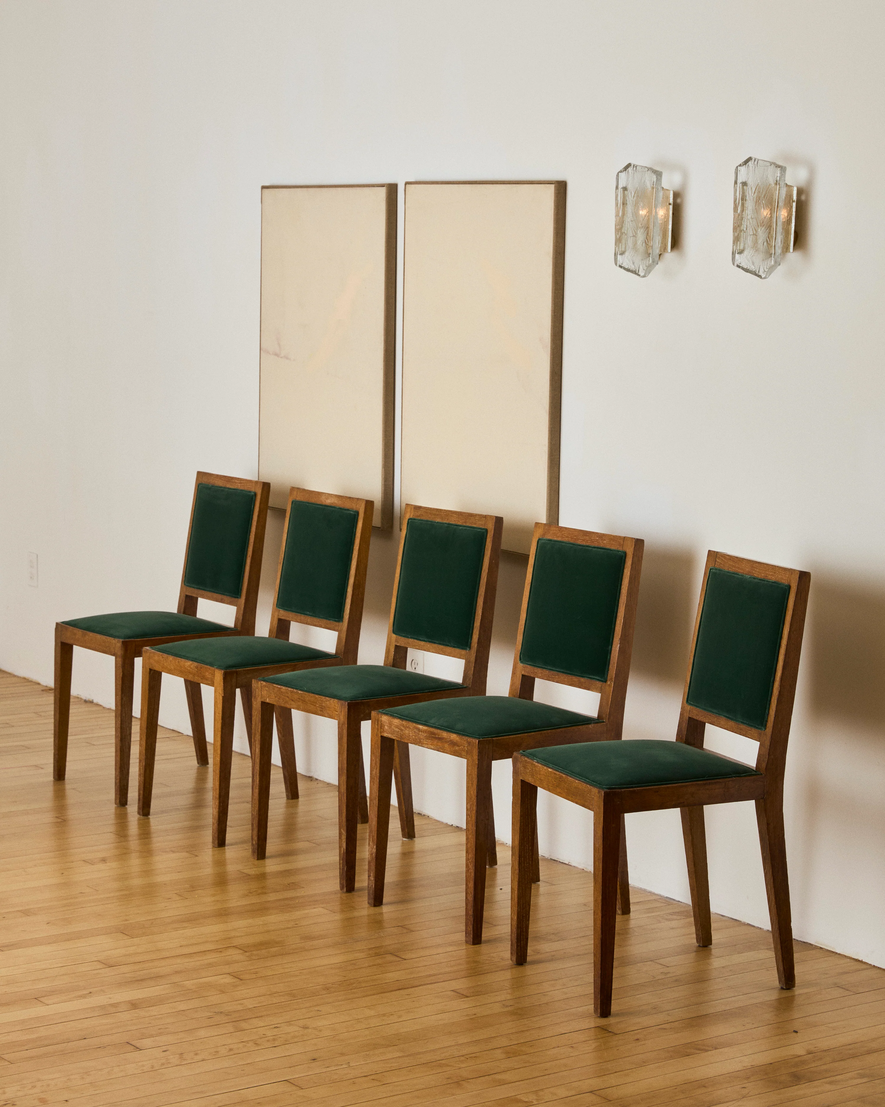 A SET OF SIX DINING CHAIRS ATTRIBUTED TO RENE GABRIEL - Image 8