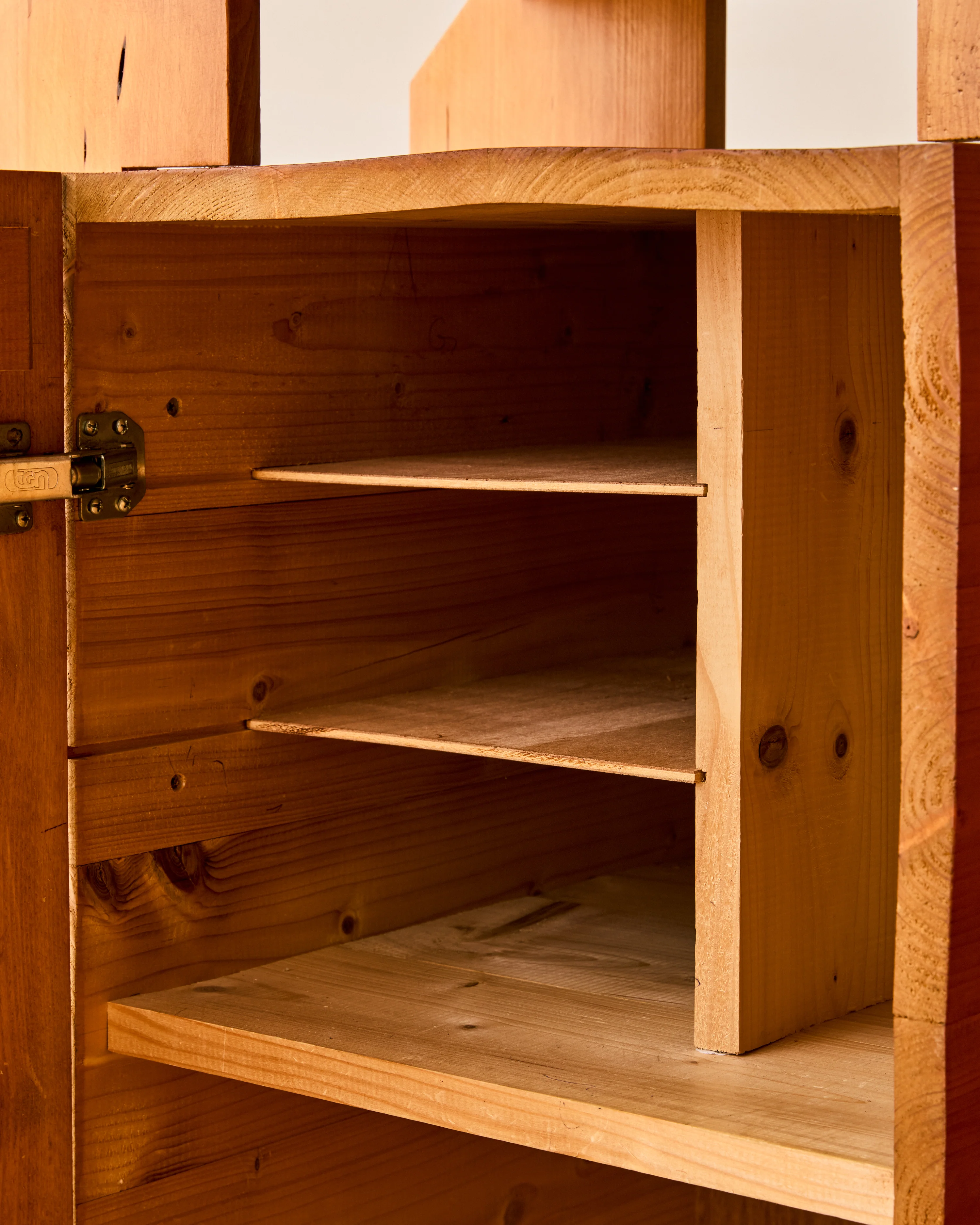 ALAIN MARCOZ PINE SIDEBOARD C. 1970 - Image 11
