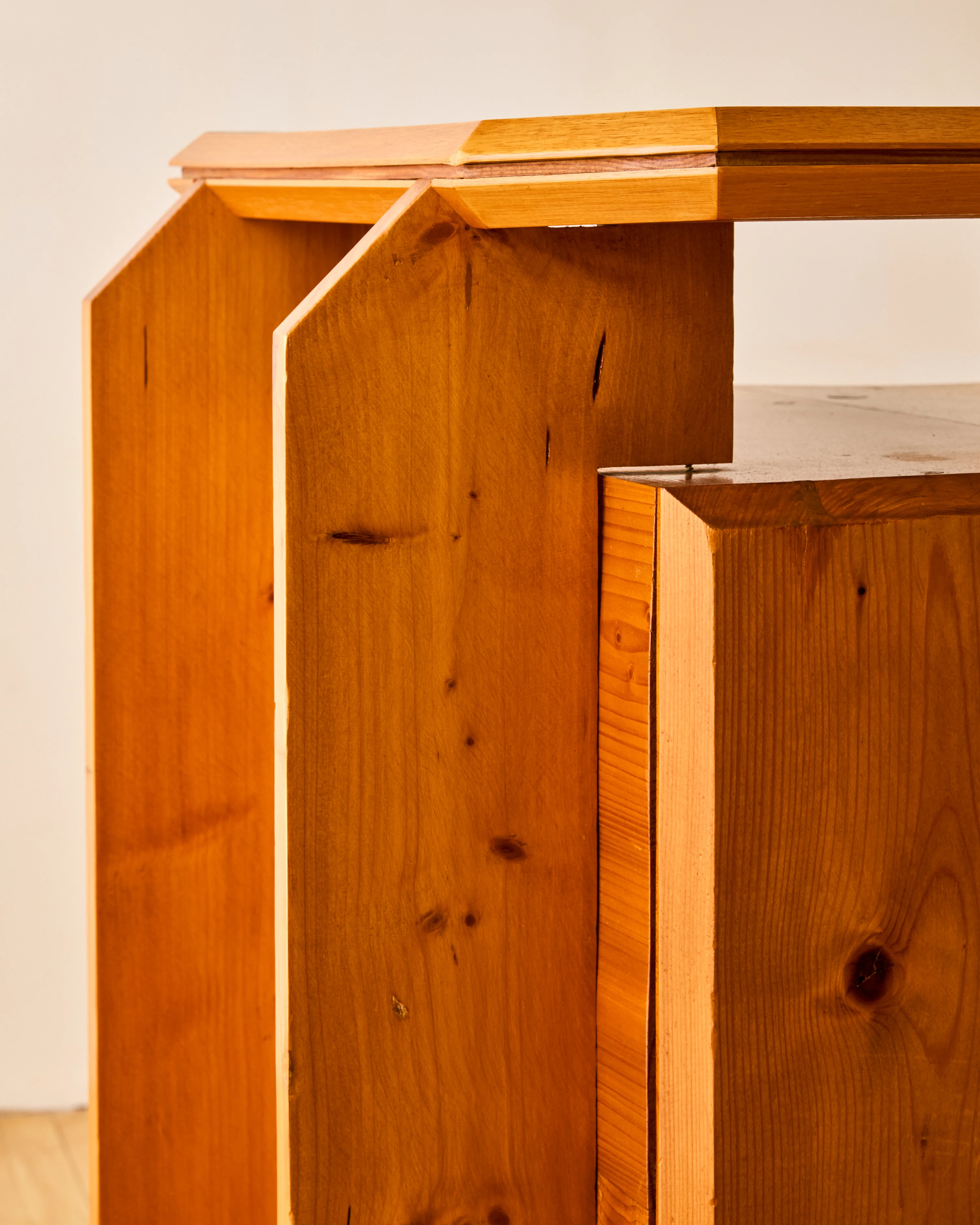 ALAIN MARCOZ PINE SIDEBOARD C. 1970 - Image 13