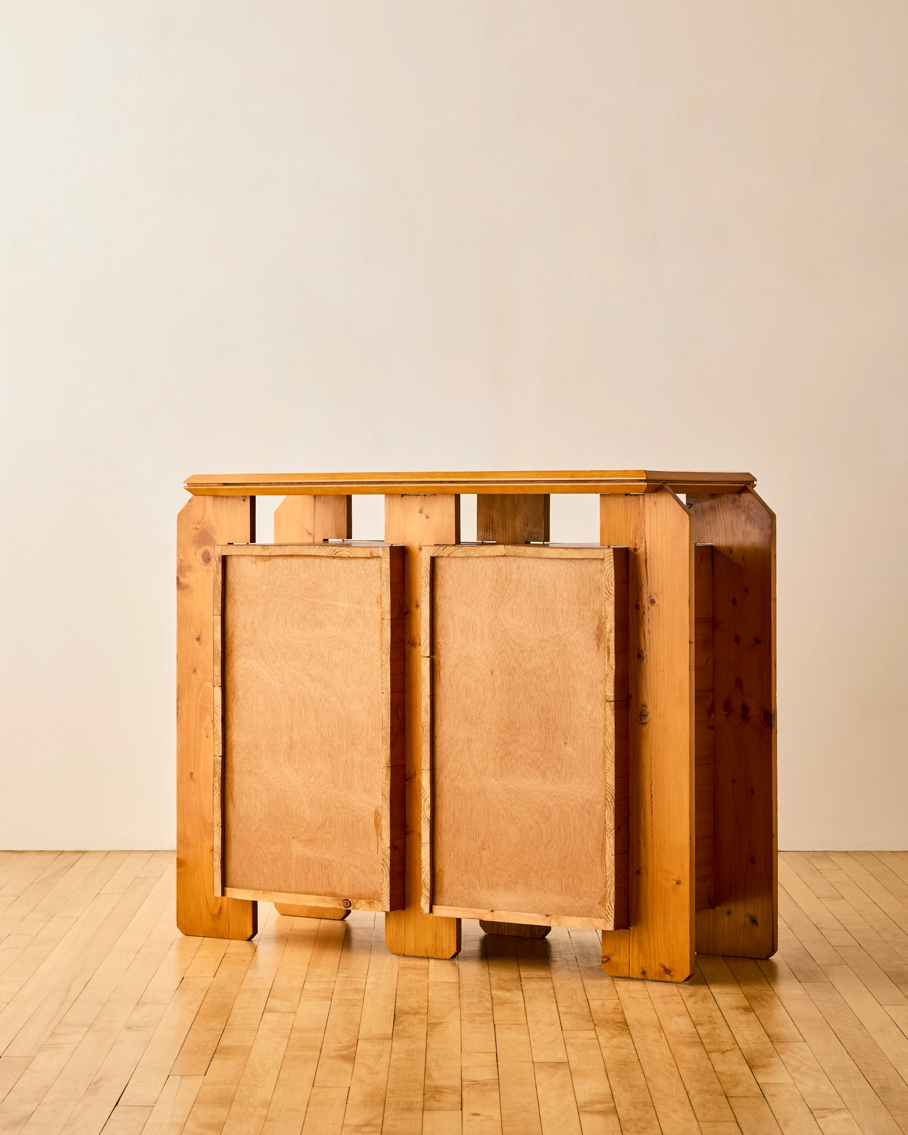 ALAIN MARCOZ PINE SIDEBOARD C. 1970 - Image 5
