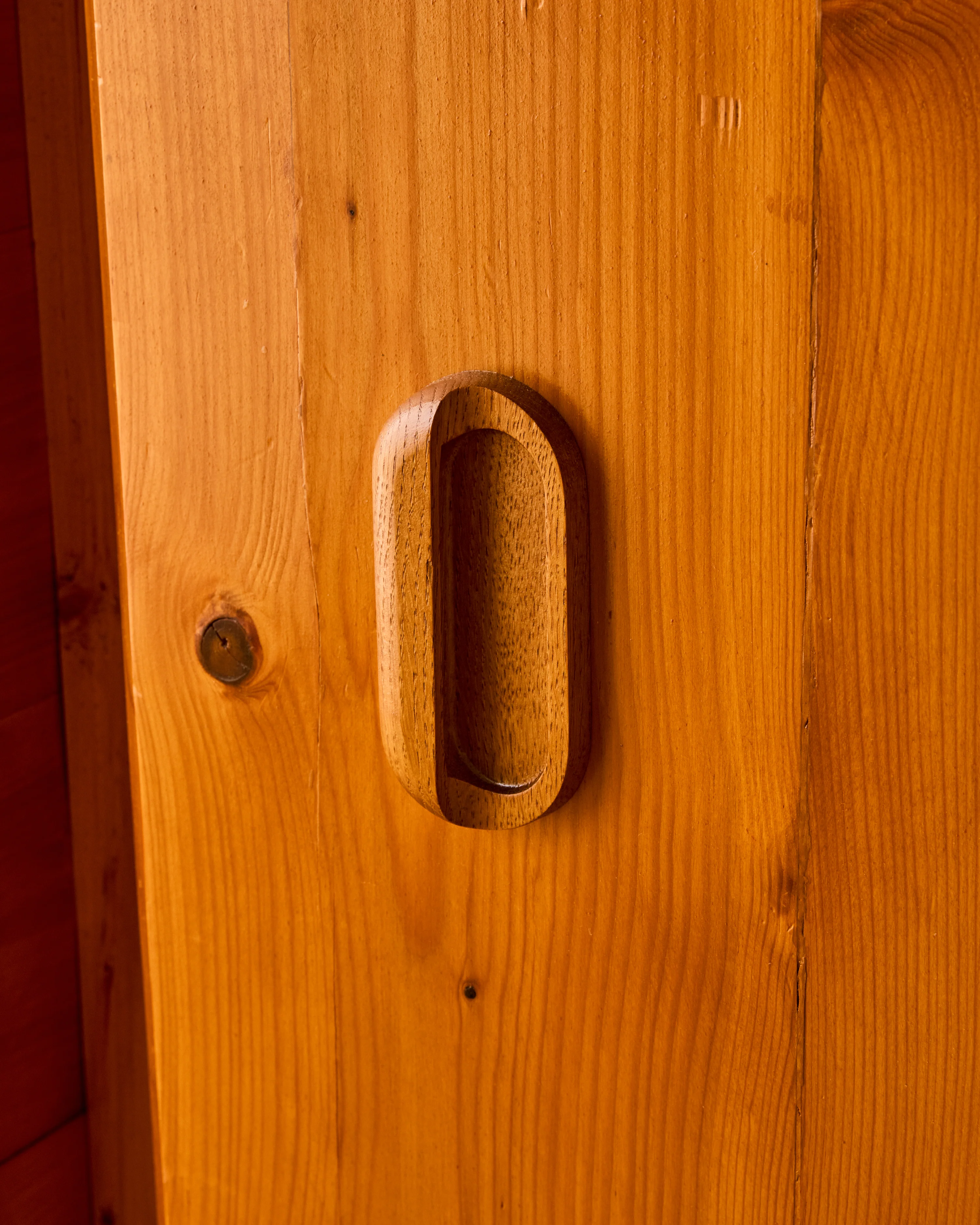 ALAIN MARCOZ PINE SIDEBOARD C. 1970 - Image 9