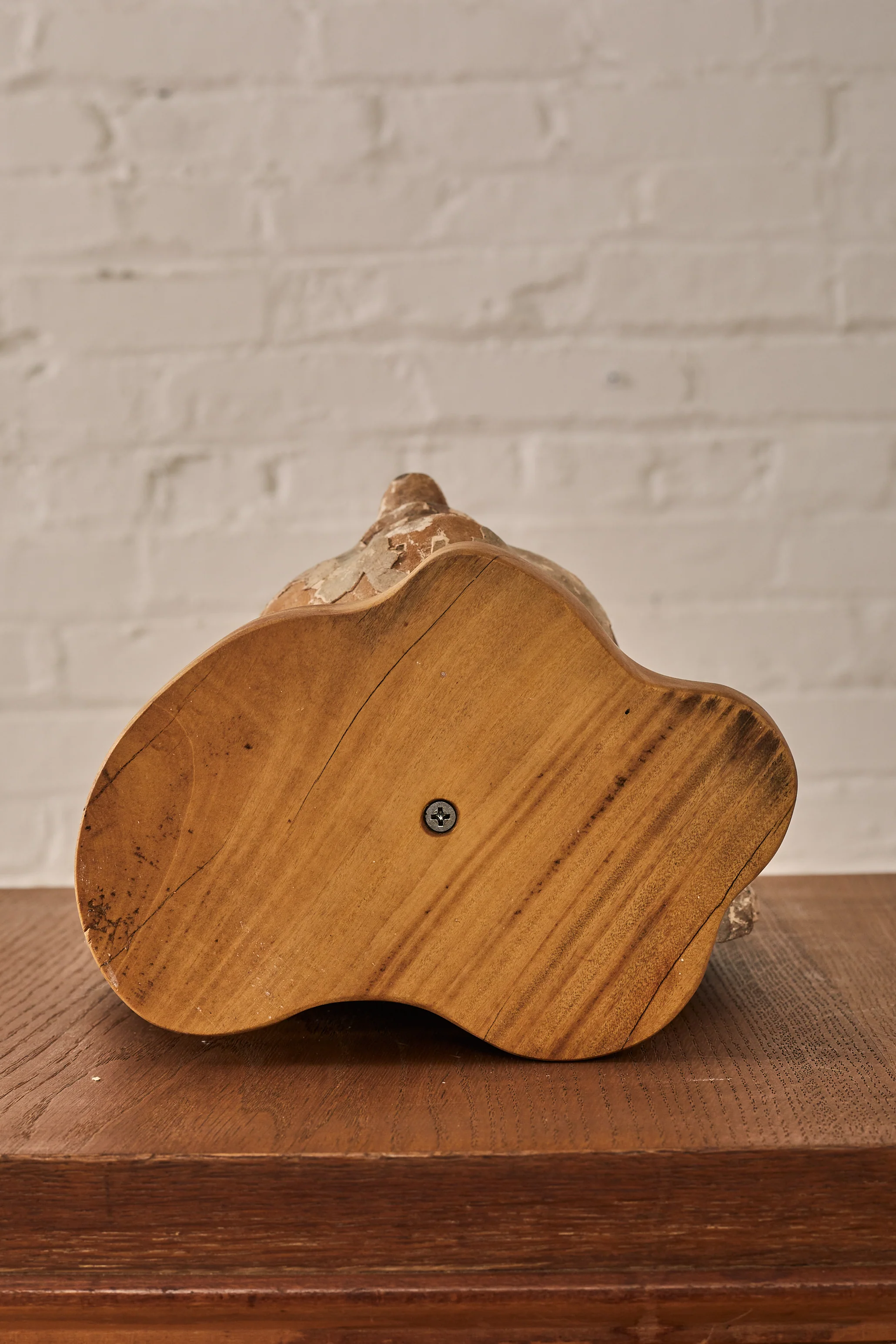 PATINATED CARVED HEAD BUST - Image 6