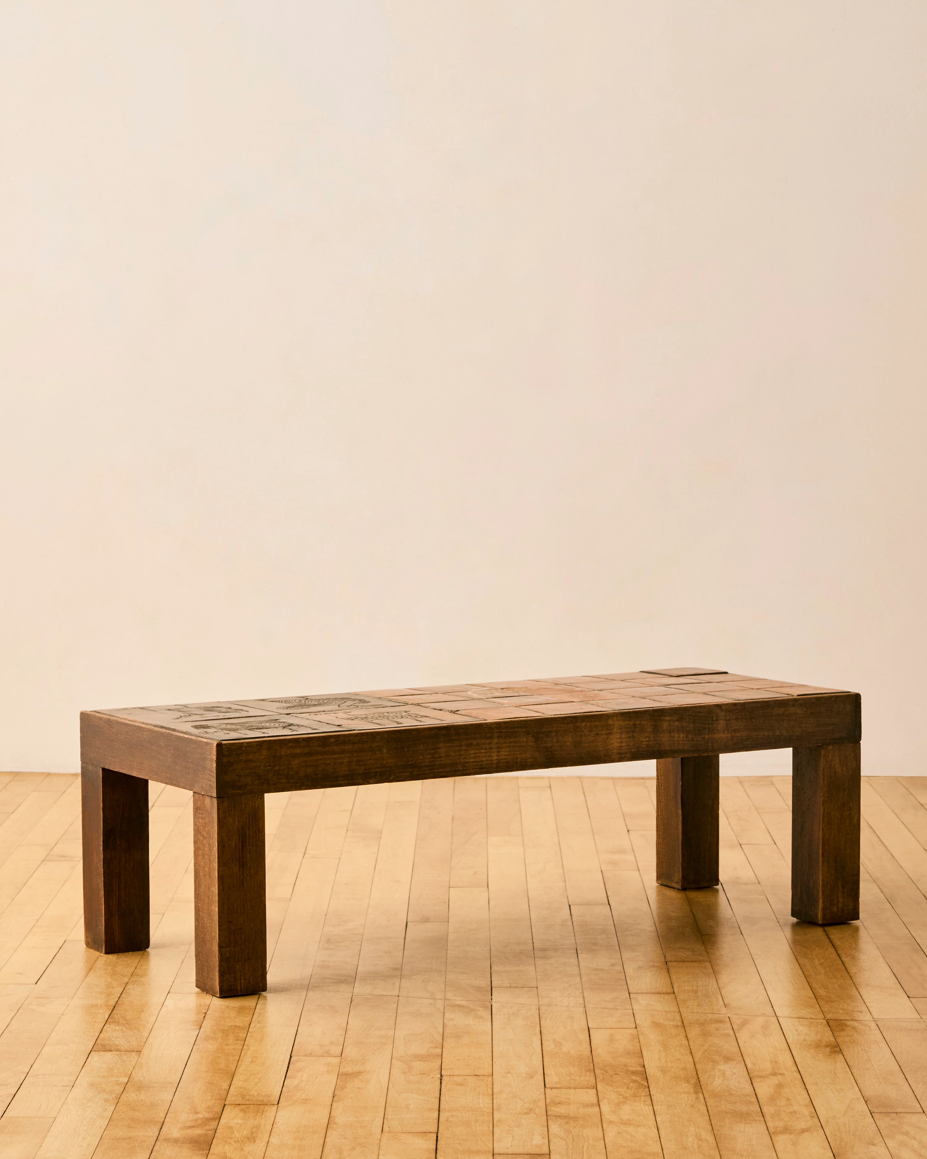CERAMIC TILE COFFEE TABLE BY JACQUES BLIN - Image 3