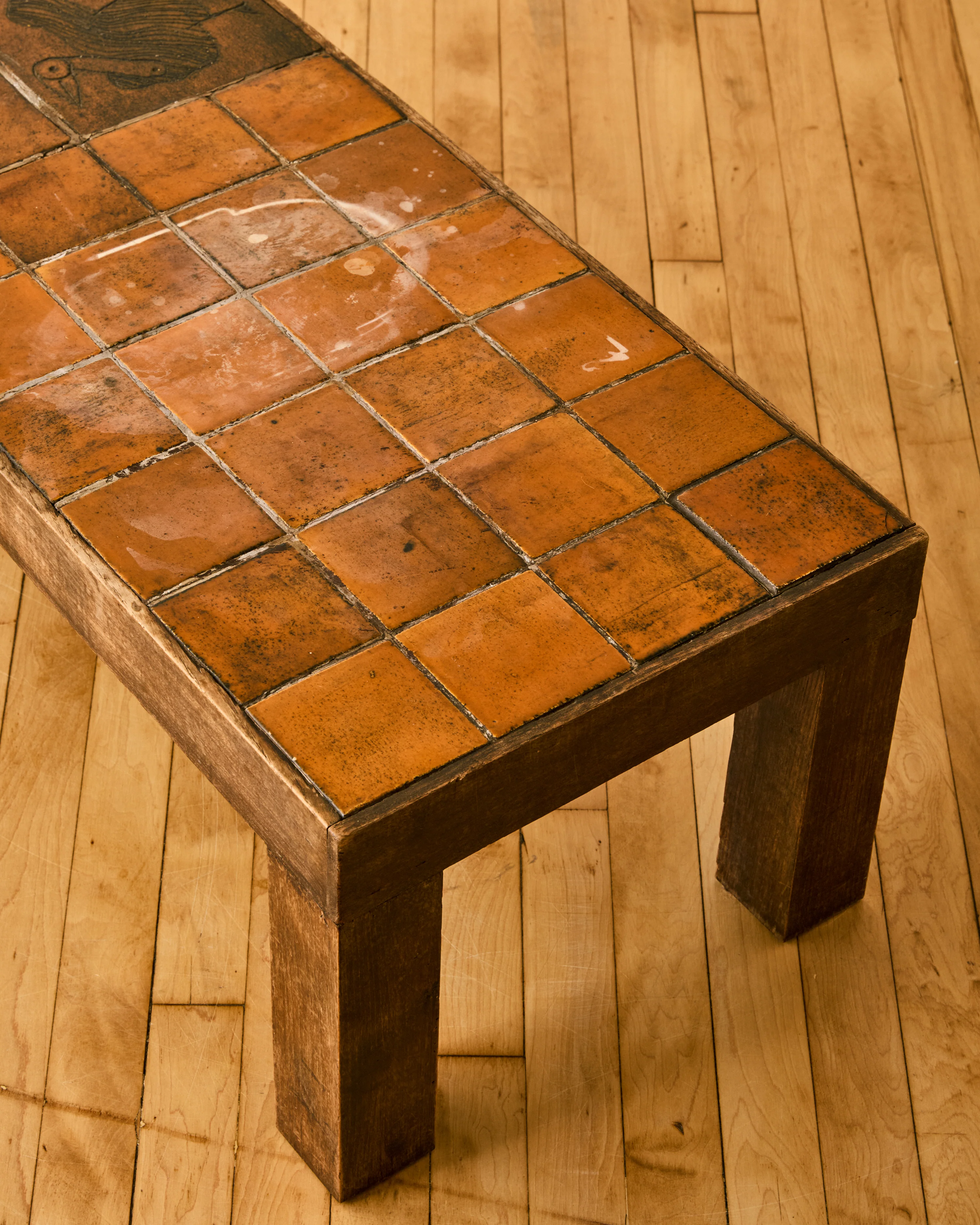 CERAMIC TILE COFFEE TABLE BY JACQUES BLIN - Image 4