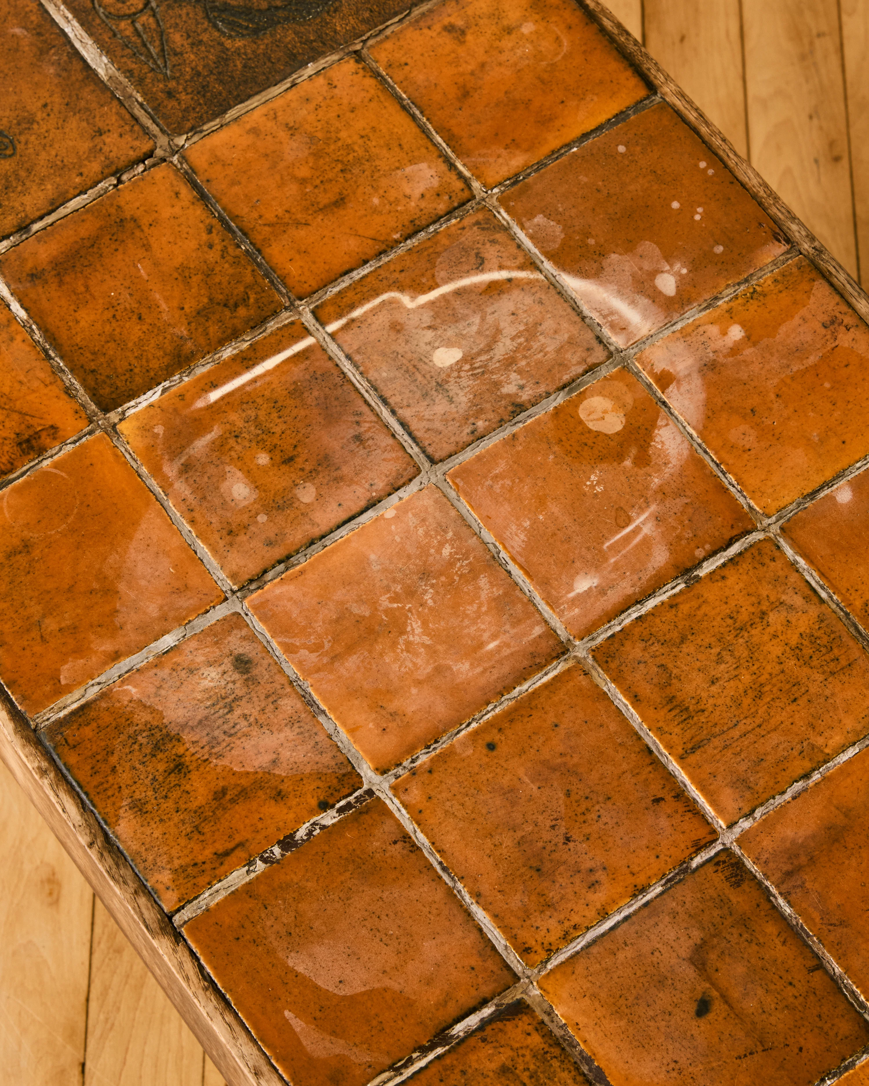 CERAMIC TILE COFFEE TABLE BY JACQUES BLIN - Image 5