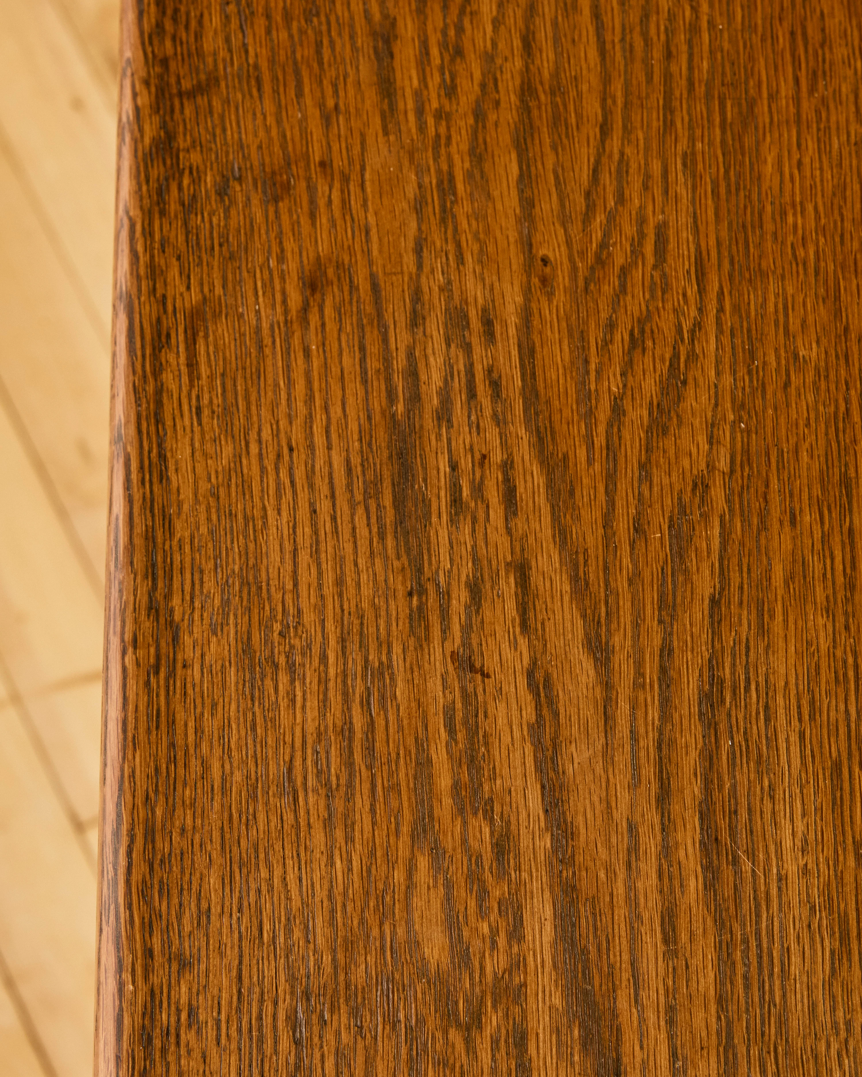 COTSWOLD SCHOOL WRITING TABLE C. 1930's - Image 5