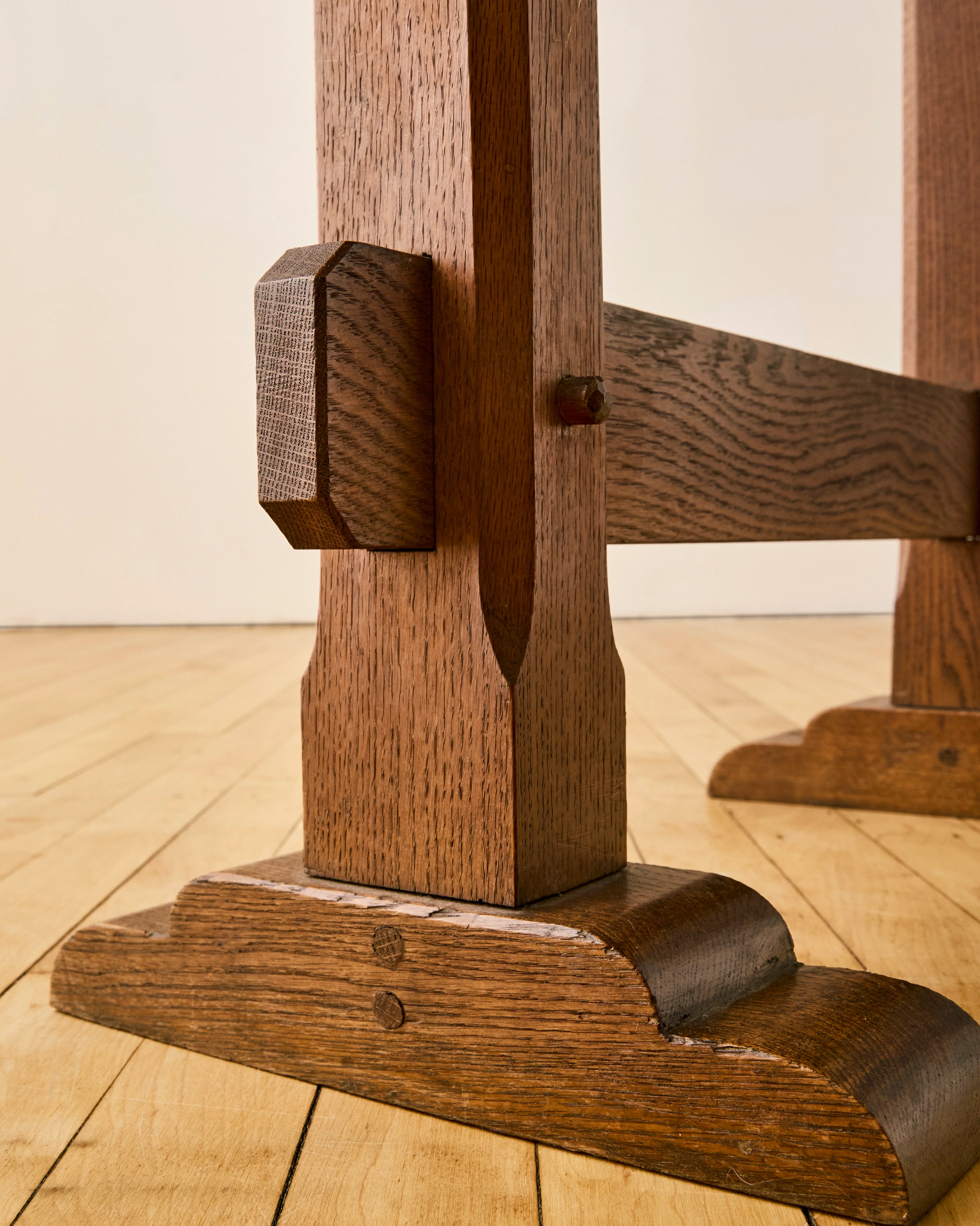 COTSWOLD SCHOOL WRITING TABLE C. 1930's - Image 6