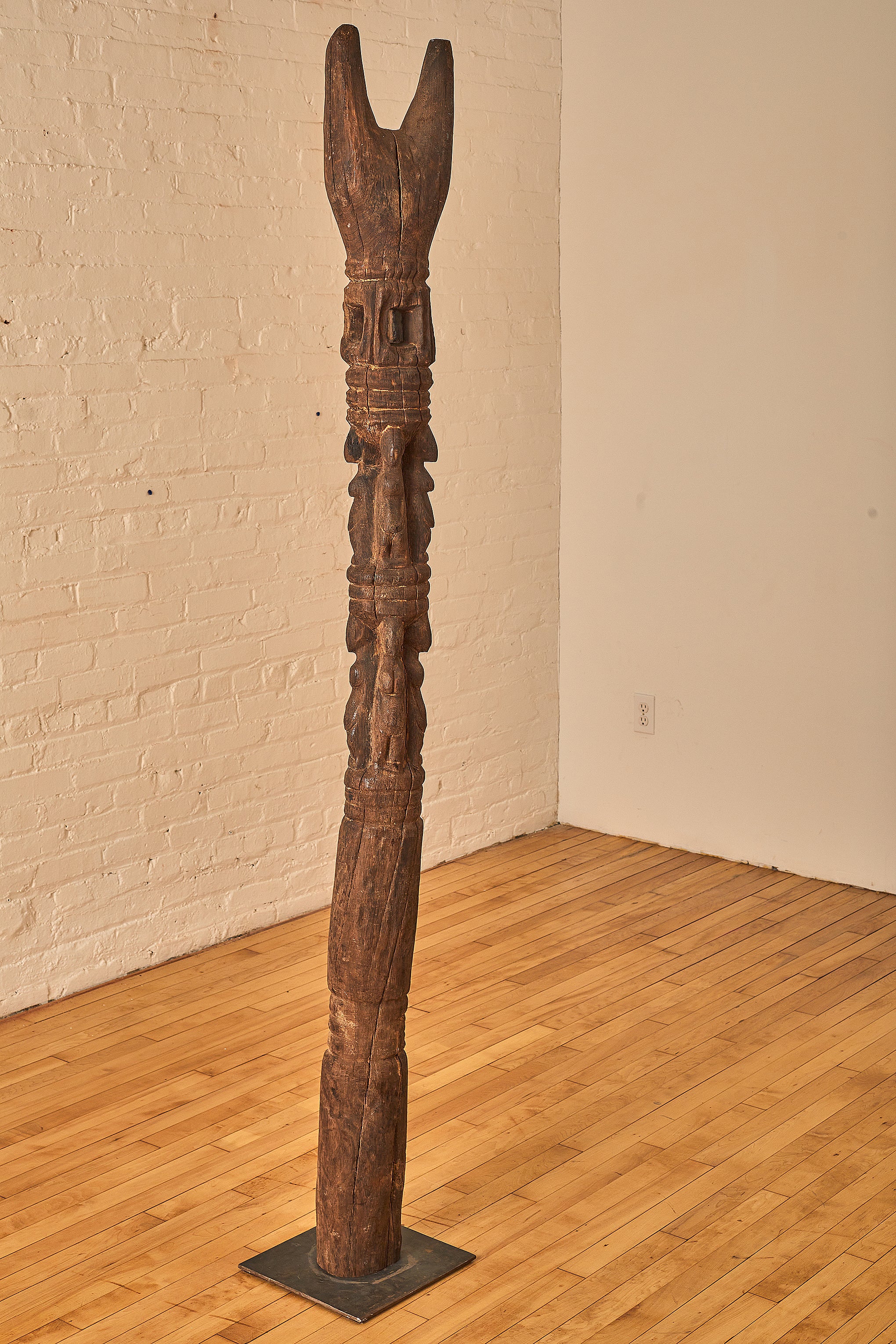 DOGON CARVED WOOD POST - Image 3