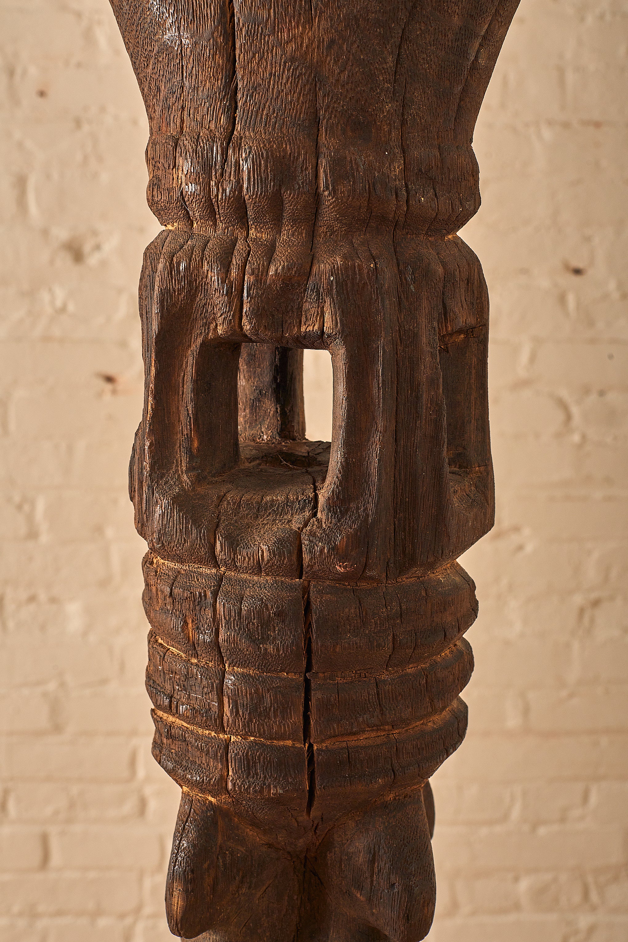 DOGON CARVED WOOD POST - Image 4