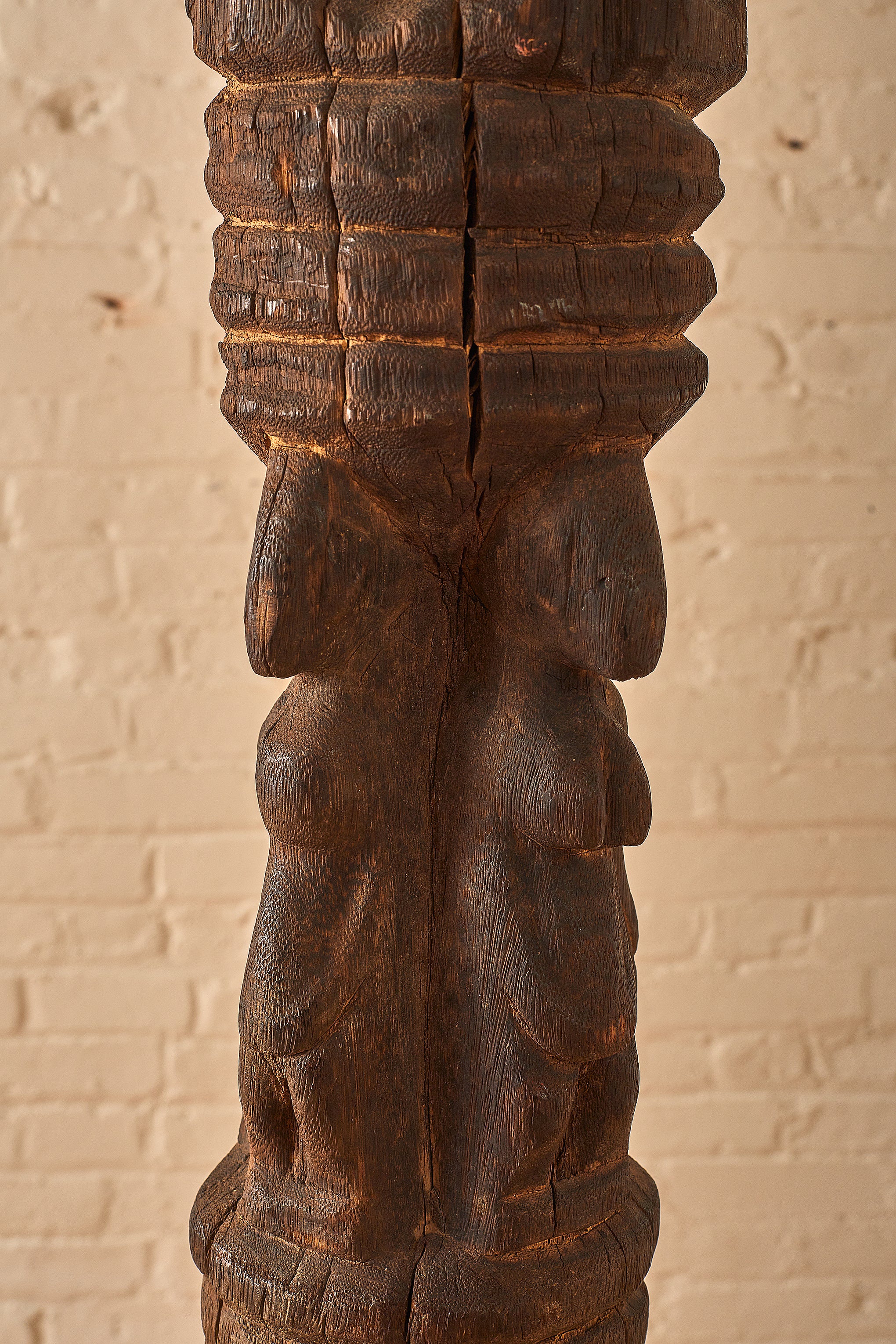 DOGON CARVED WOOD POST - Image 5