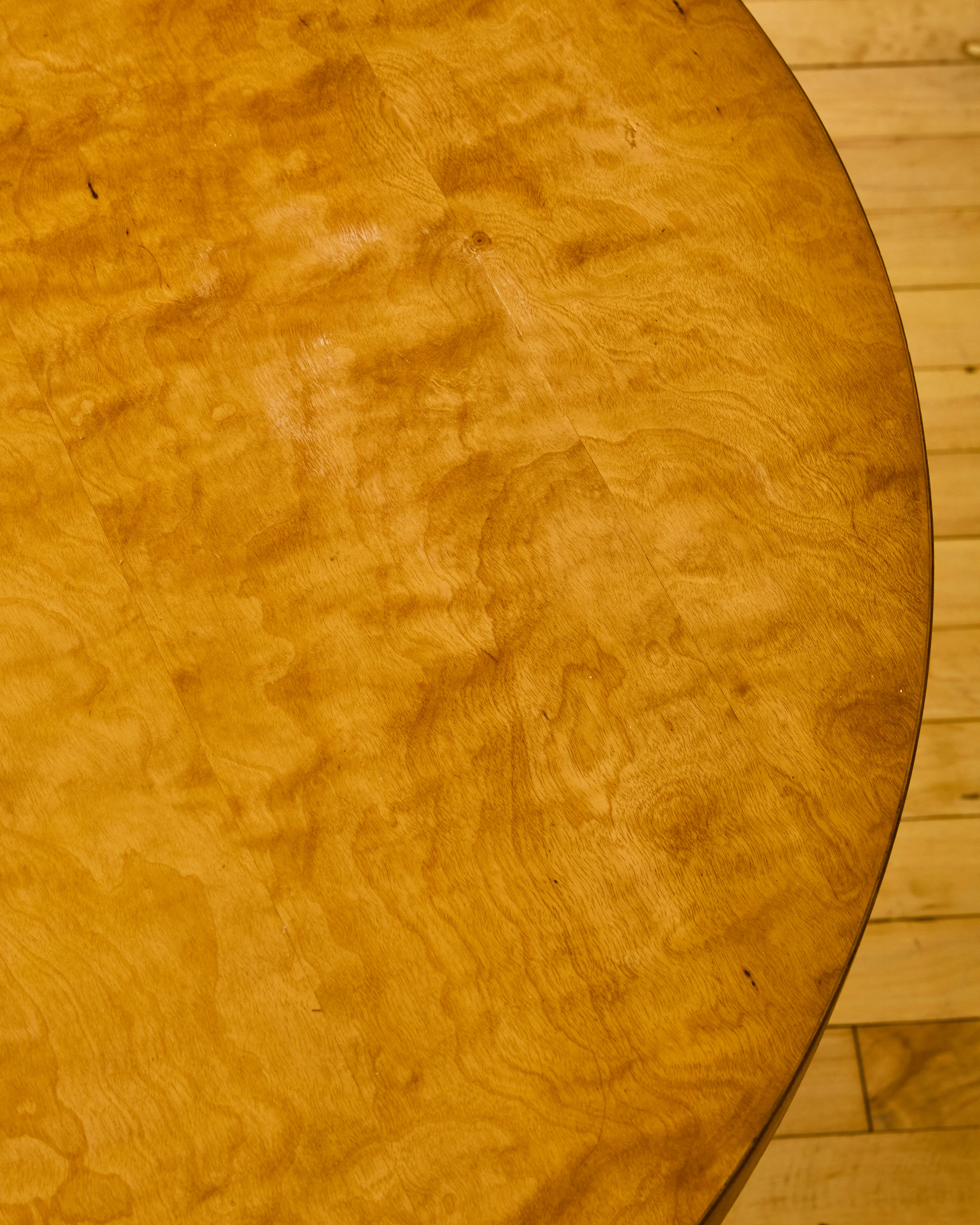 FRENCH DECO ROUND OCCASIONAL TABLE C. 1935 - Image 5