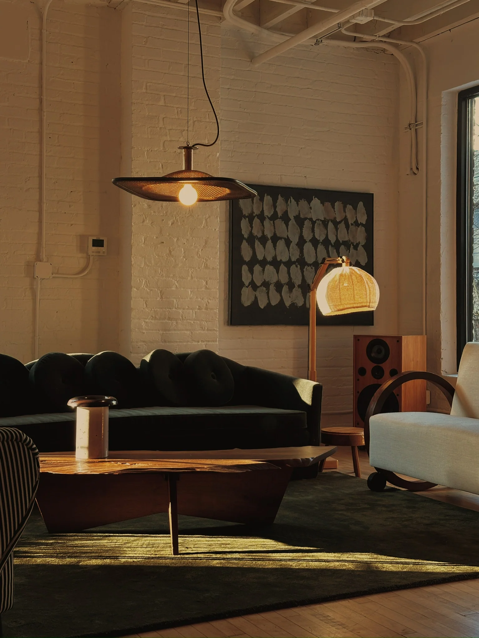 STEEL WIRE MESH SUSPENSION LAMP BY GOFFREDO REGGIANI  C. 1929 - Image 5