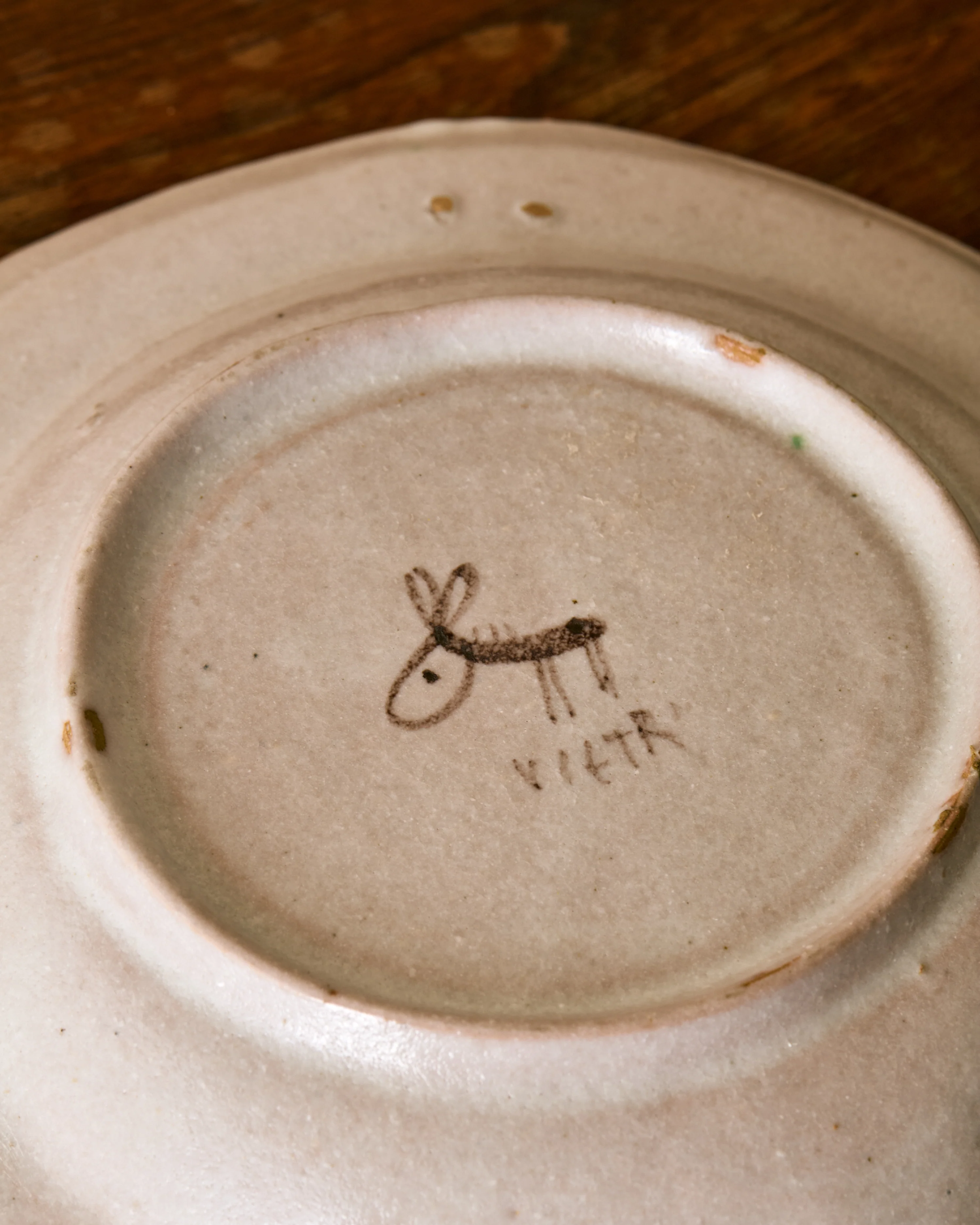 GUIDO GAMBONE CERAMIC PLATE C. 1950 - Image 9