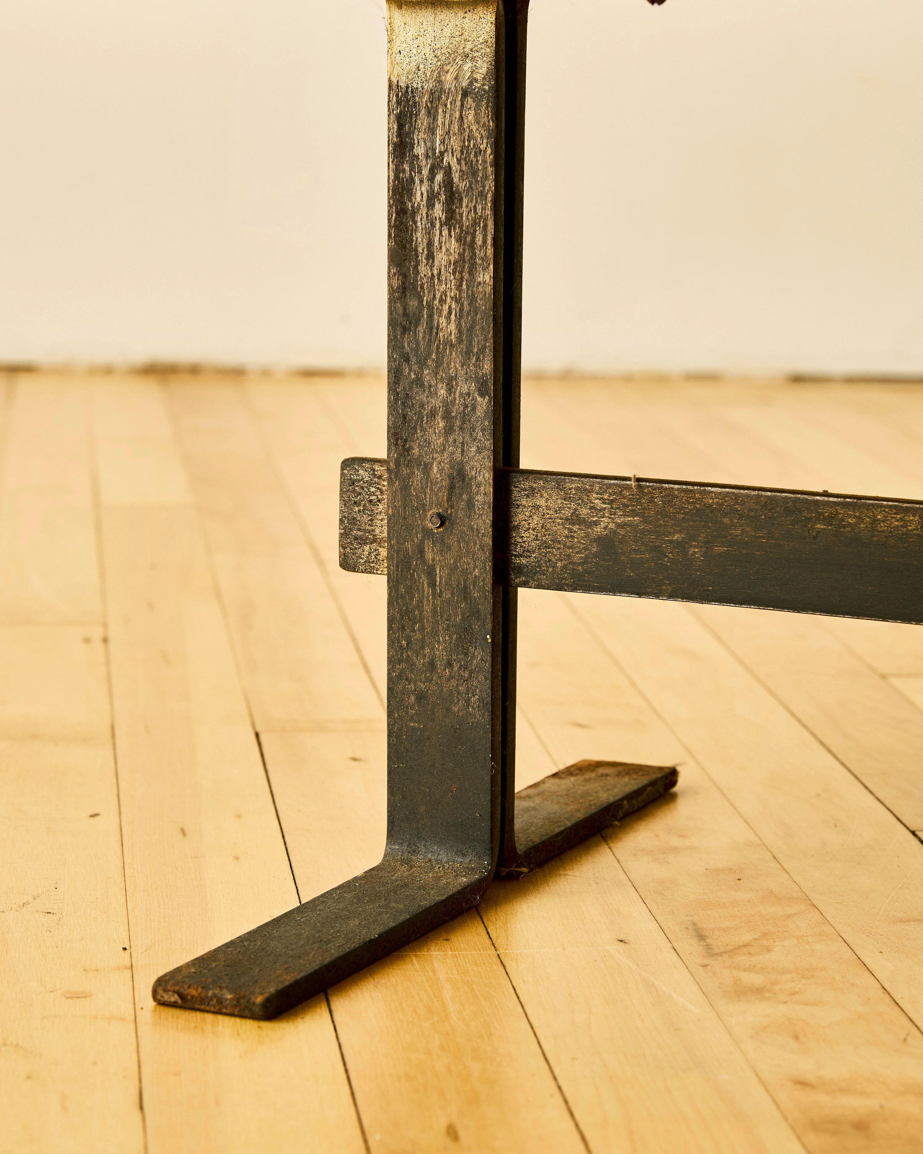 METAL AND CERAMIC COFFEE TABLE C. 1960 - Image 7