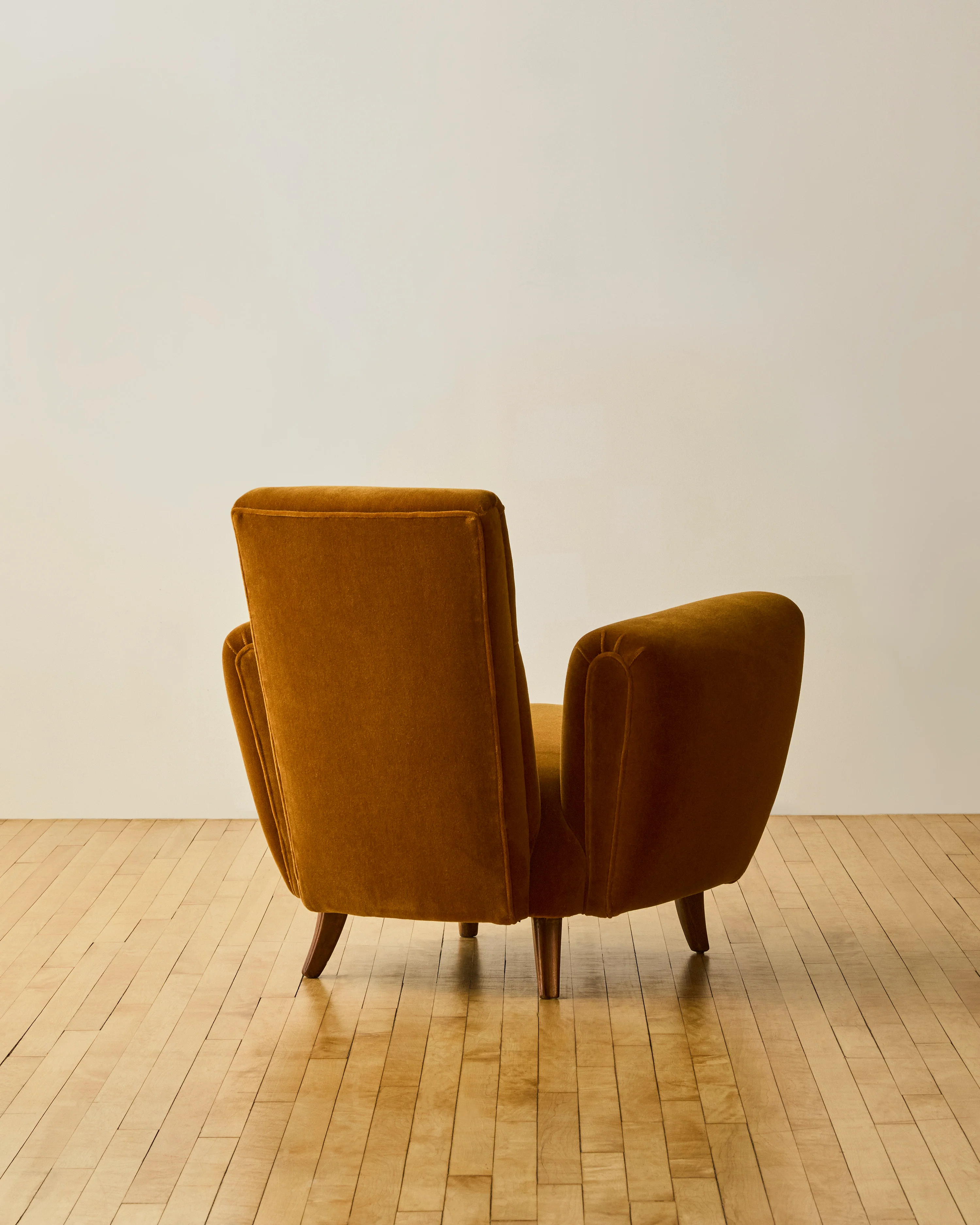 PAIR OF FLOATING ARM DECO LOUNGE CHAIRS C. 1940'S - Image 5
