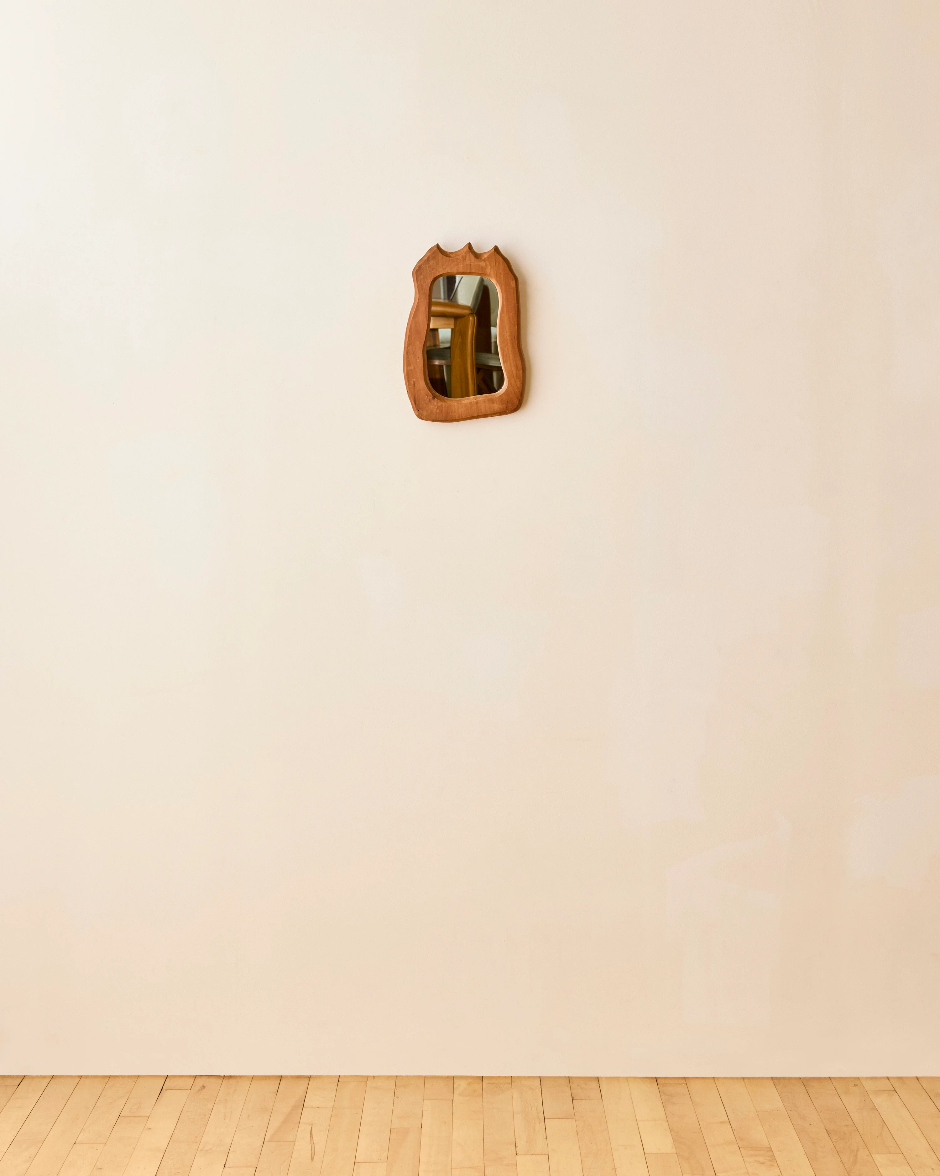 PETITE ARTISAN MADE WOOD MIRROR - Image 3