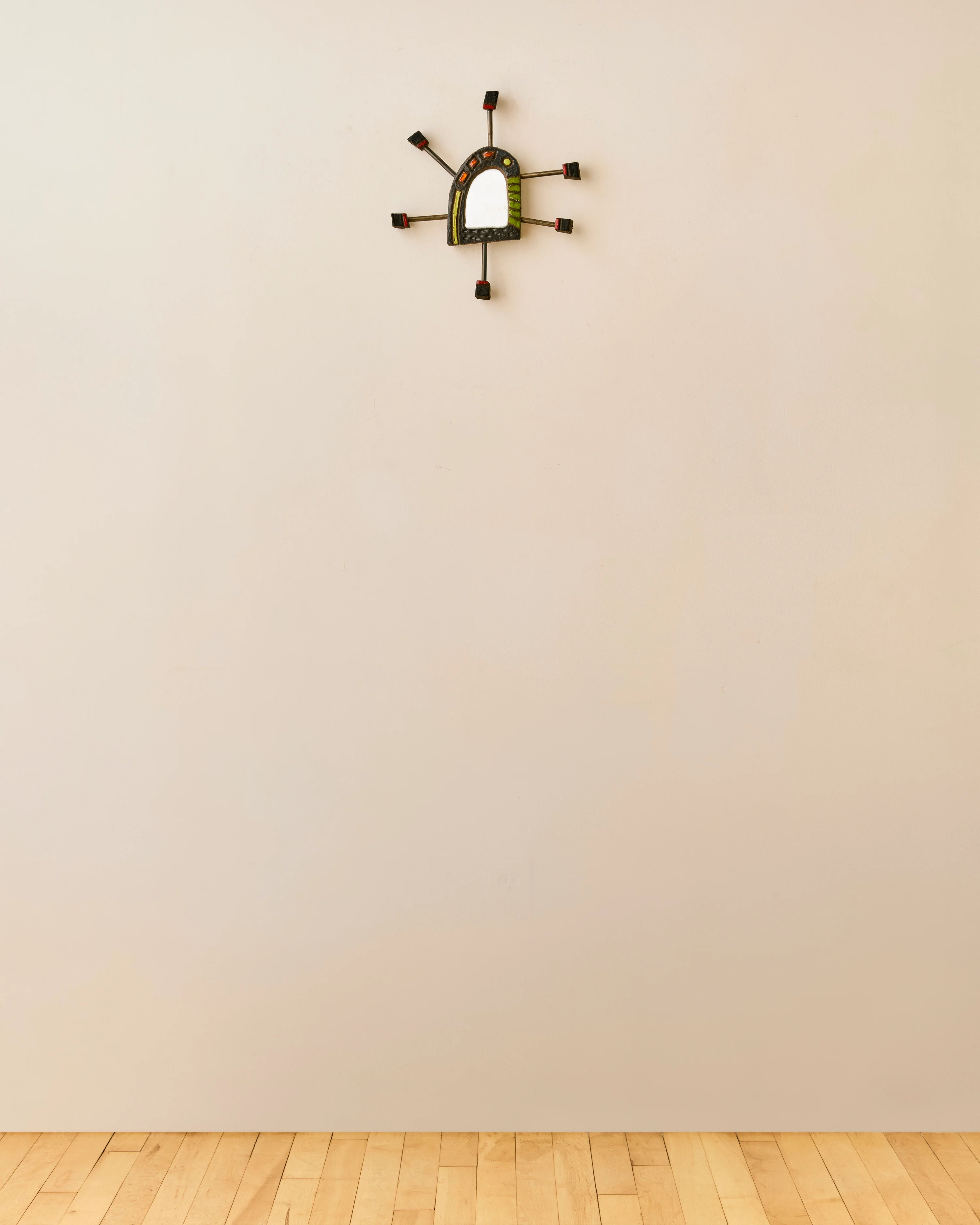 PETITE ARTISAN SPIKED FOLK ART MIRROR - Image 3