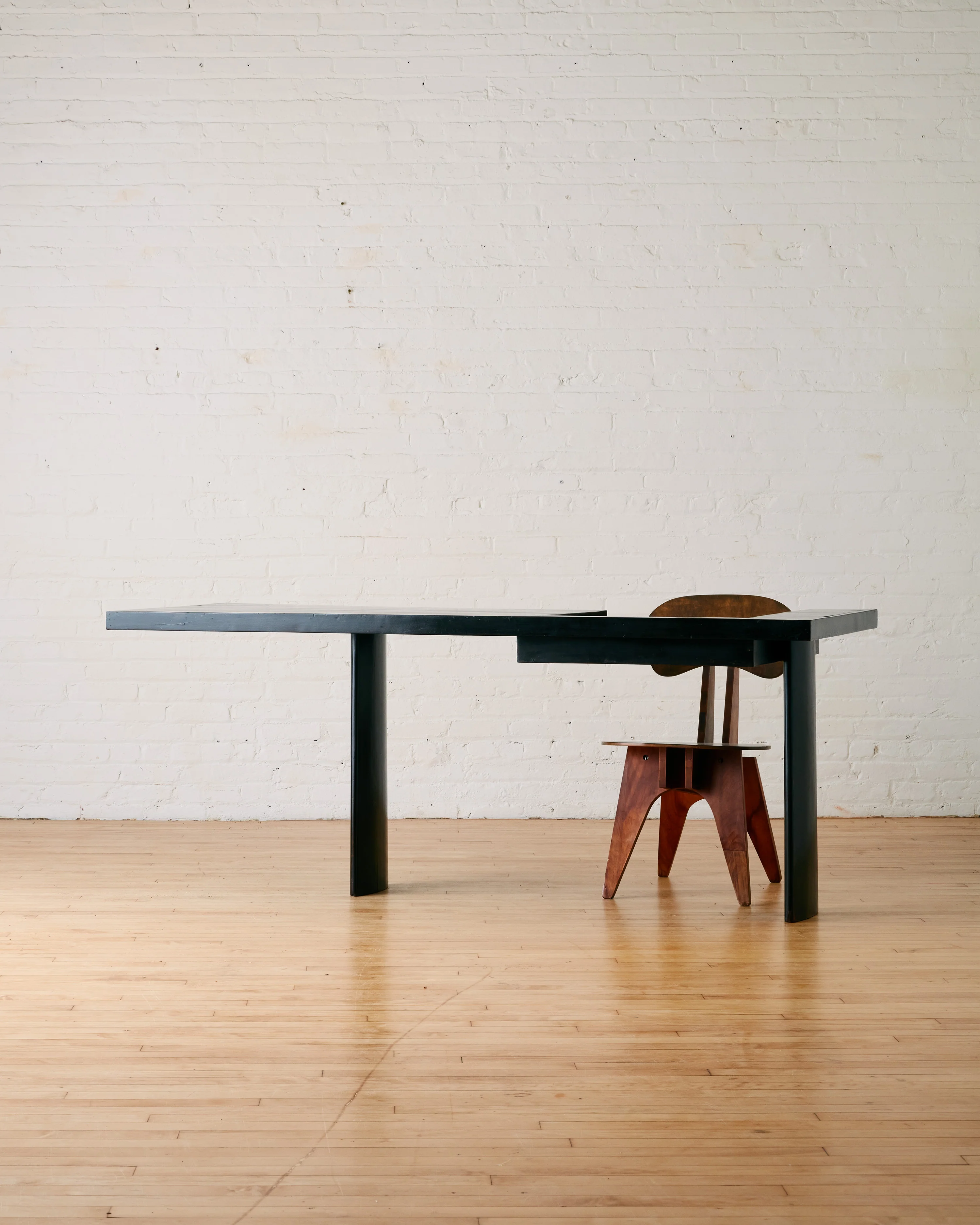 RARE AHMEDABAD CONSOLE/DESK BY BALKRISHNA DOSHI & LE CORBUSIER - Image 4