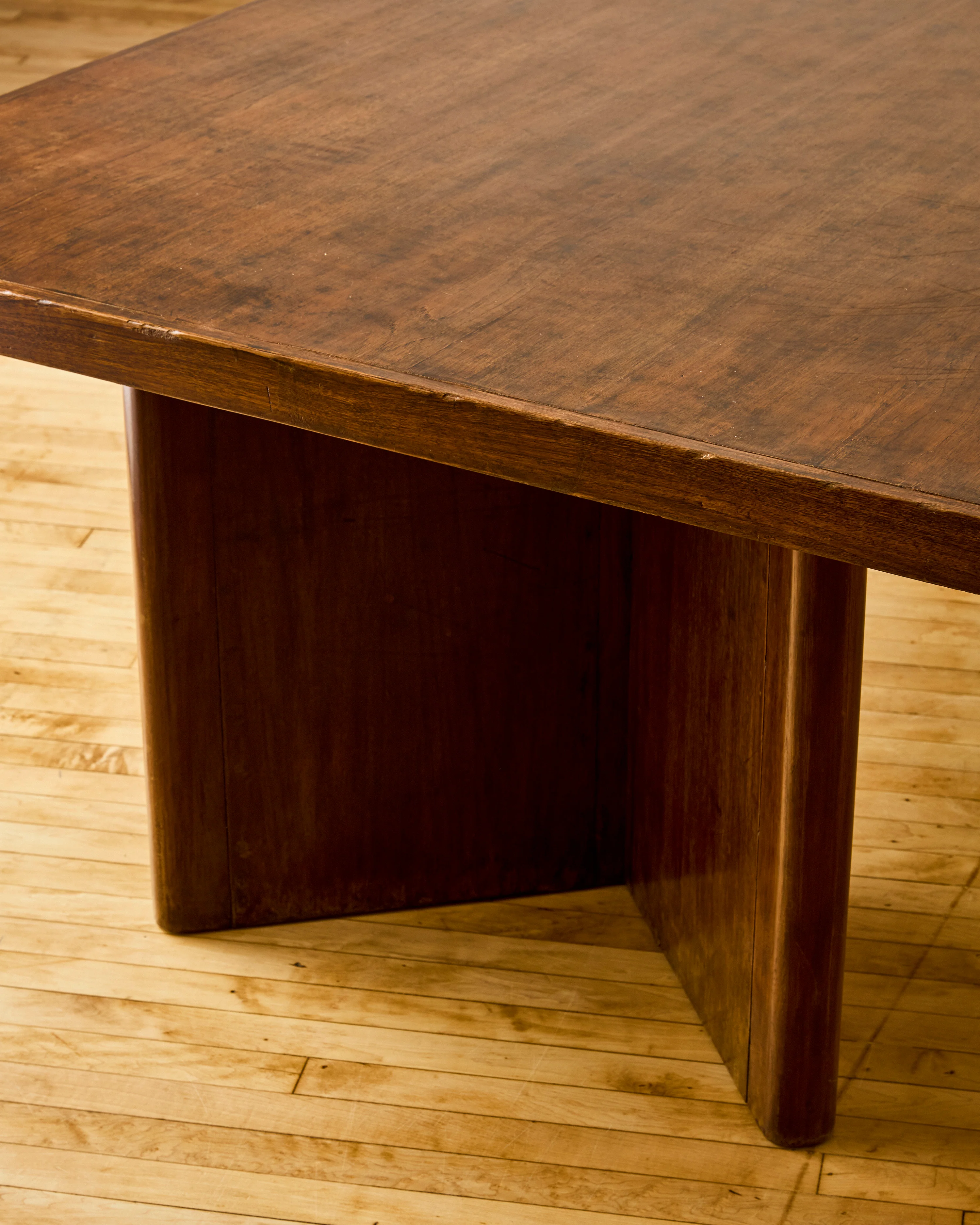 RARE LIBRARY TABLE BY PIERRE JEANNERET - Image 5