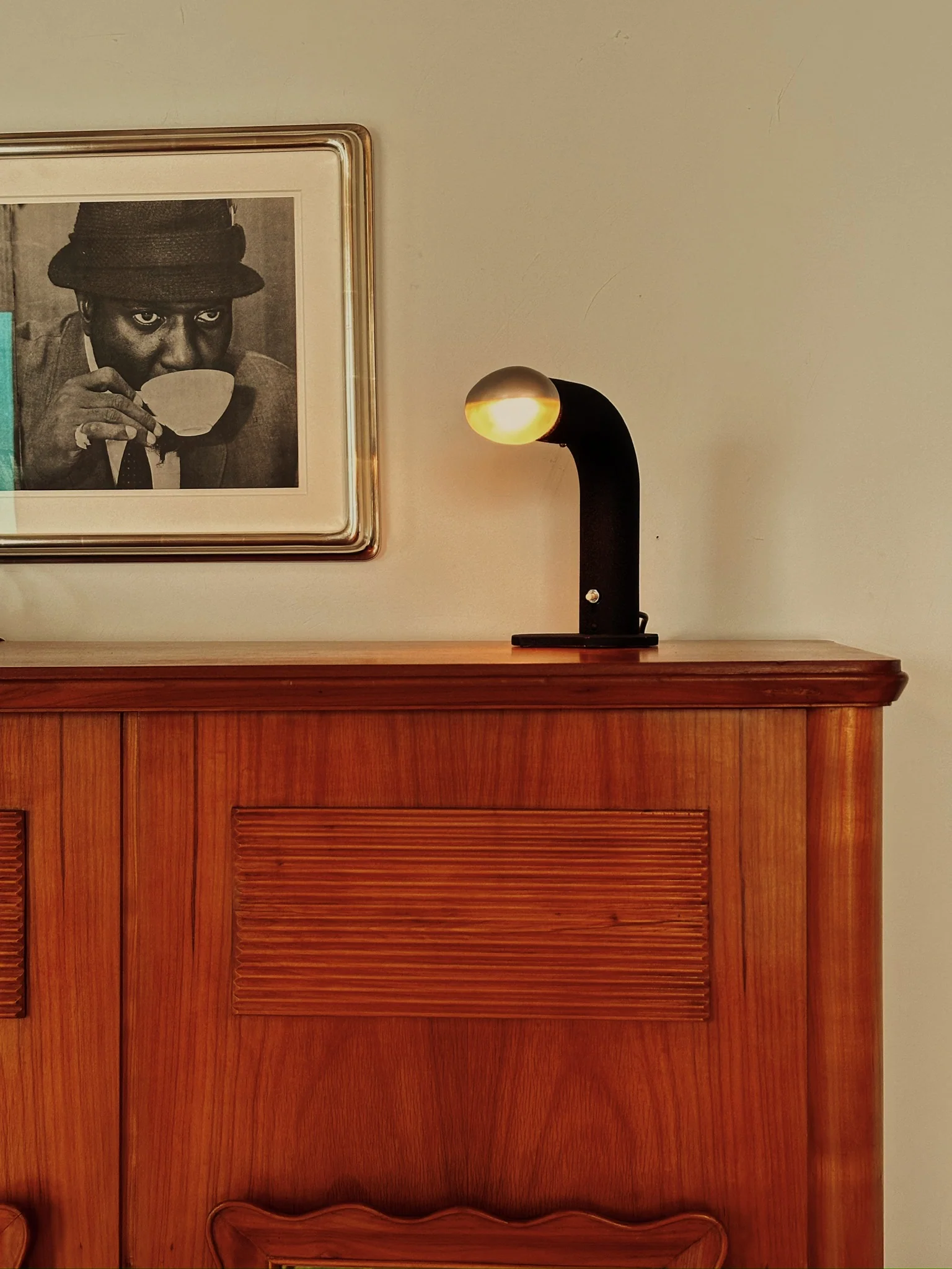 RARE TABLE LAMP BY GINO SARFATTI ( MODEL 523 ) - Image 7