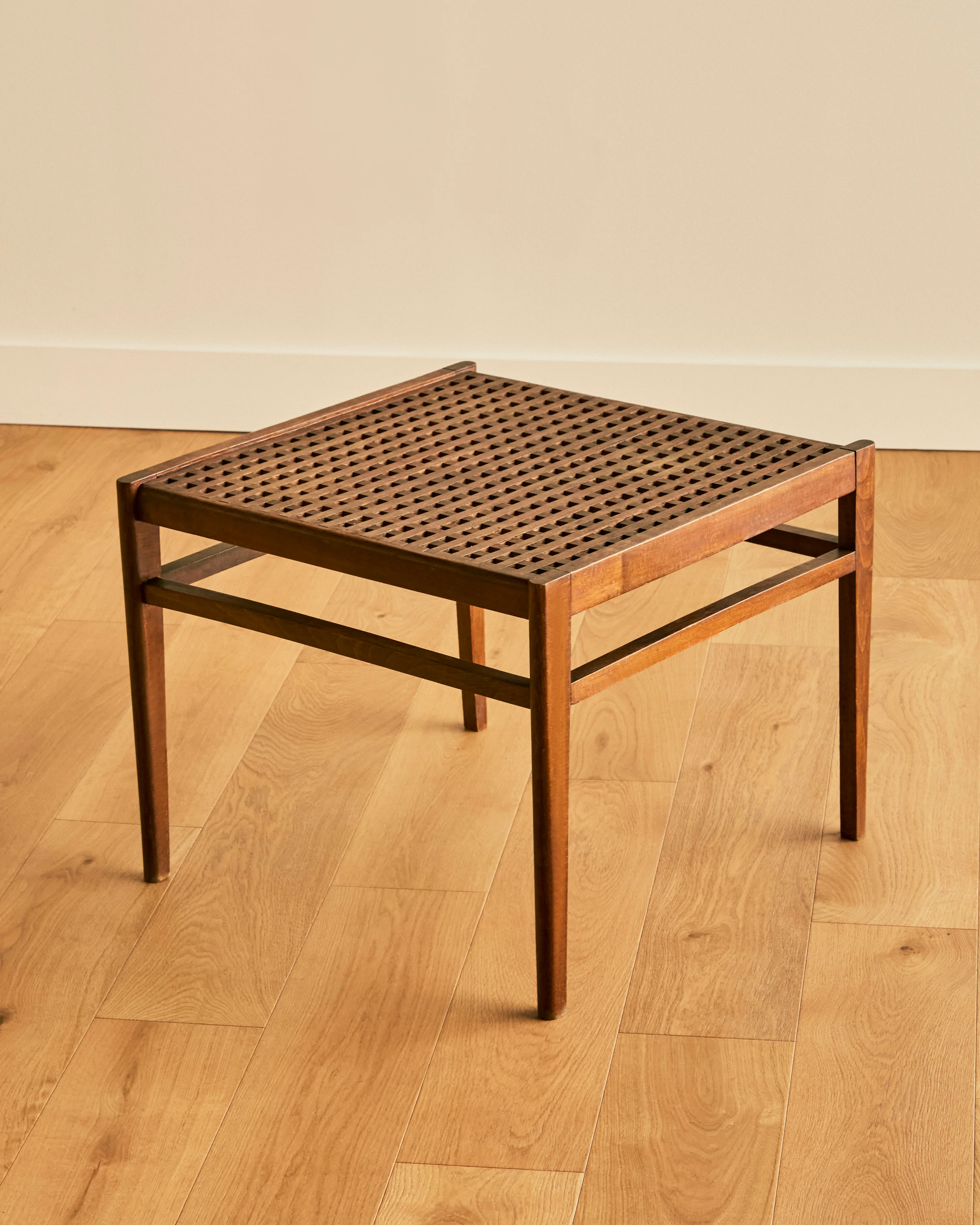 RENE GABRIEL TEAK LATTICE COFFEE OR SIDE TABLE - Image 3