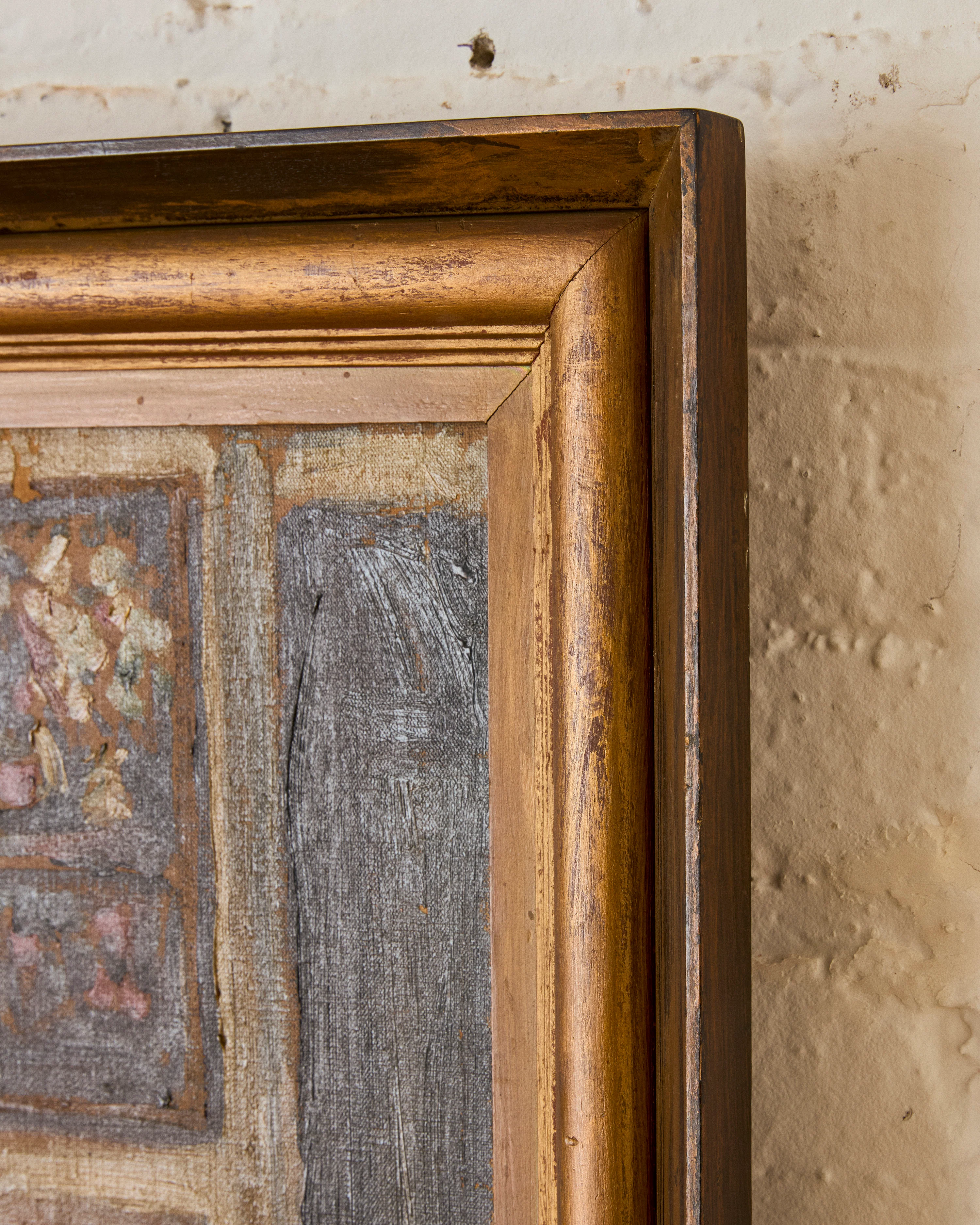 SEATED NUDE IN AN INTERIOR OIL ON CANVAS BY ISTVAN CSOK - Image 3