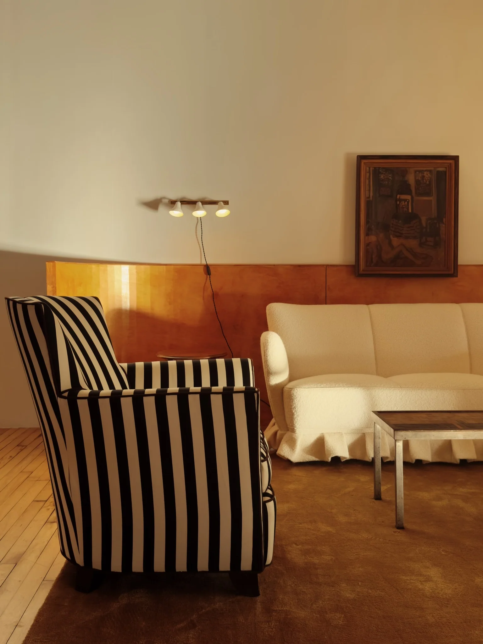 SEATED NUDE IN AN INTERIOR OIL ON CANVAS BY ISTVAN CSOK - Image 6