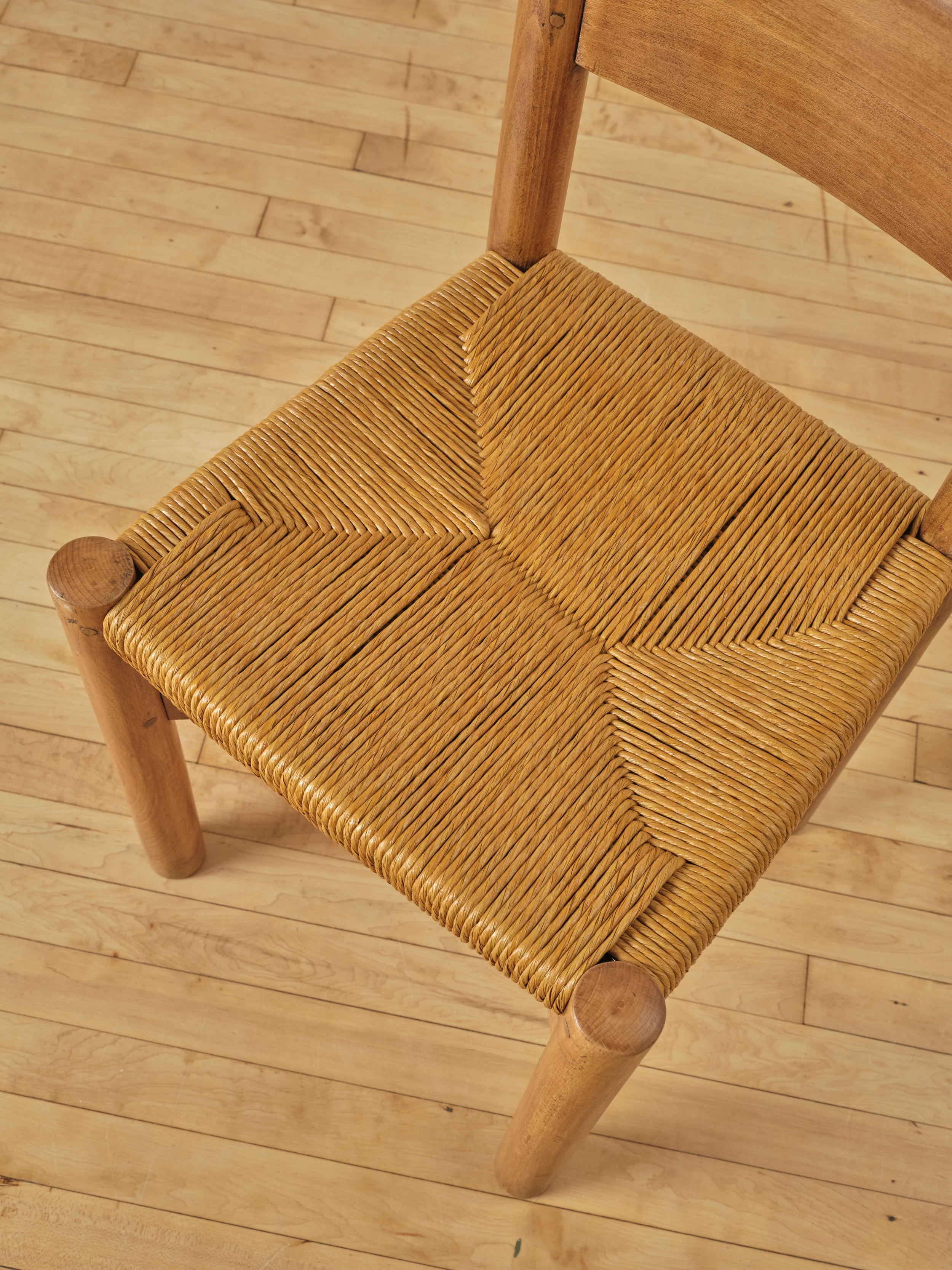 SET OF 4 MERIBEL DINING CHAIRS BY CHARLOTTE PERRIAND CIRCA 1950'S - Image 7