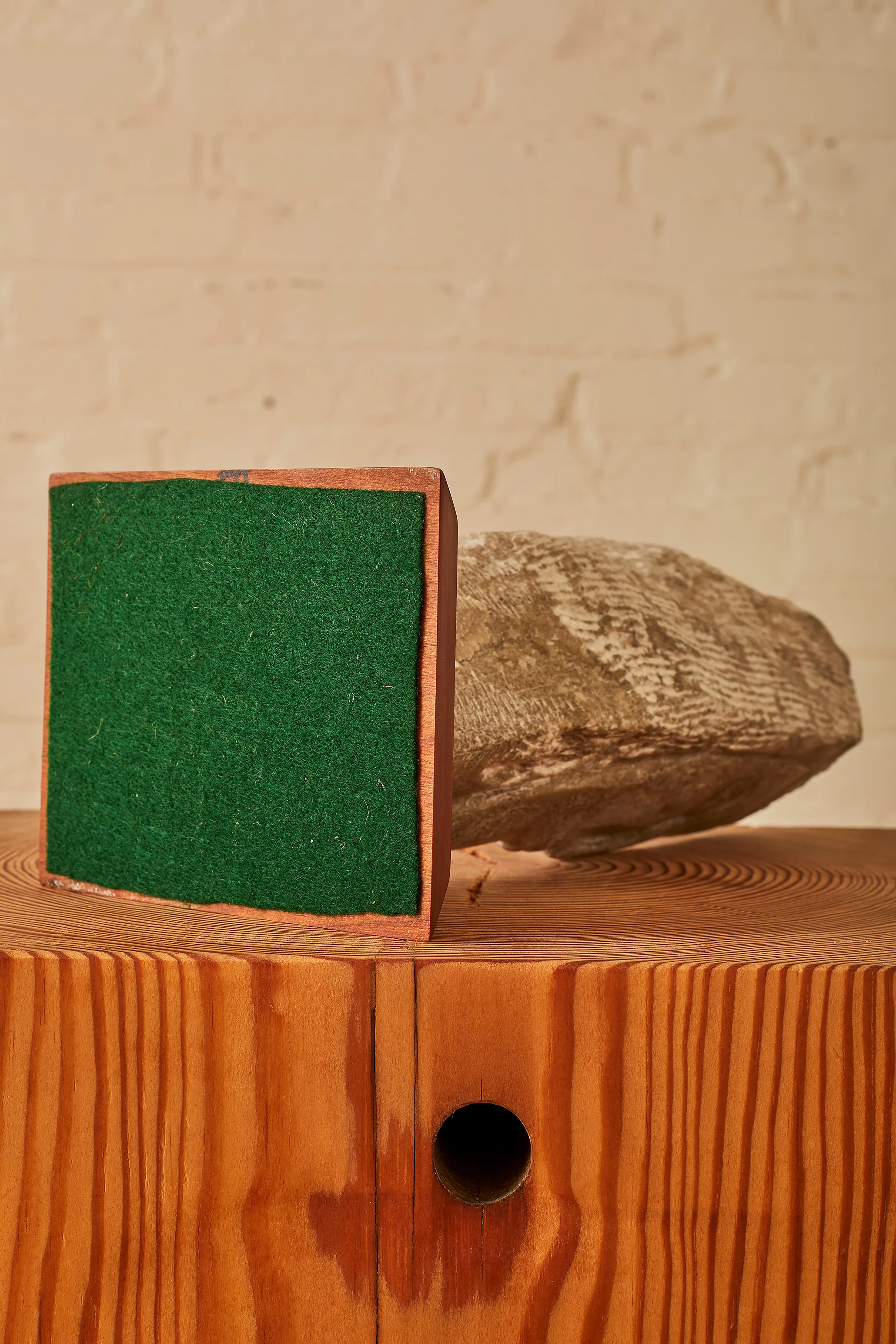 Joan H. Shapiro Carved Stone Head Sculpture - Image 12