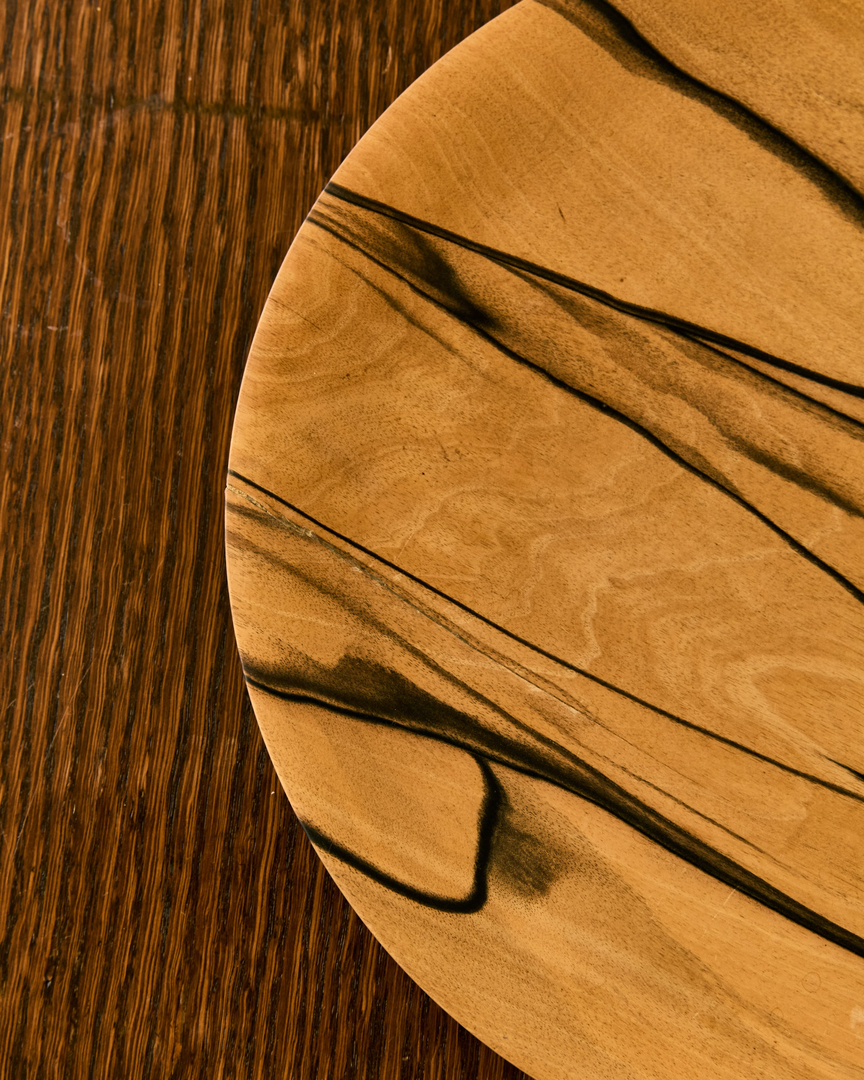 TIGER STRIPED WOOD GRAIN PLATE - Image 4