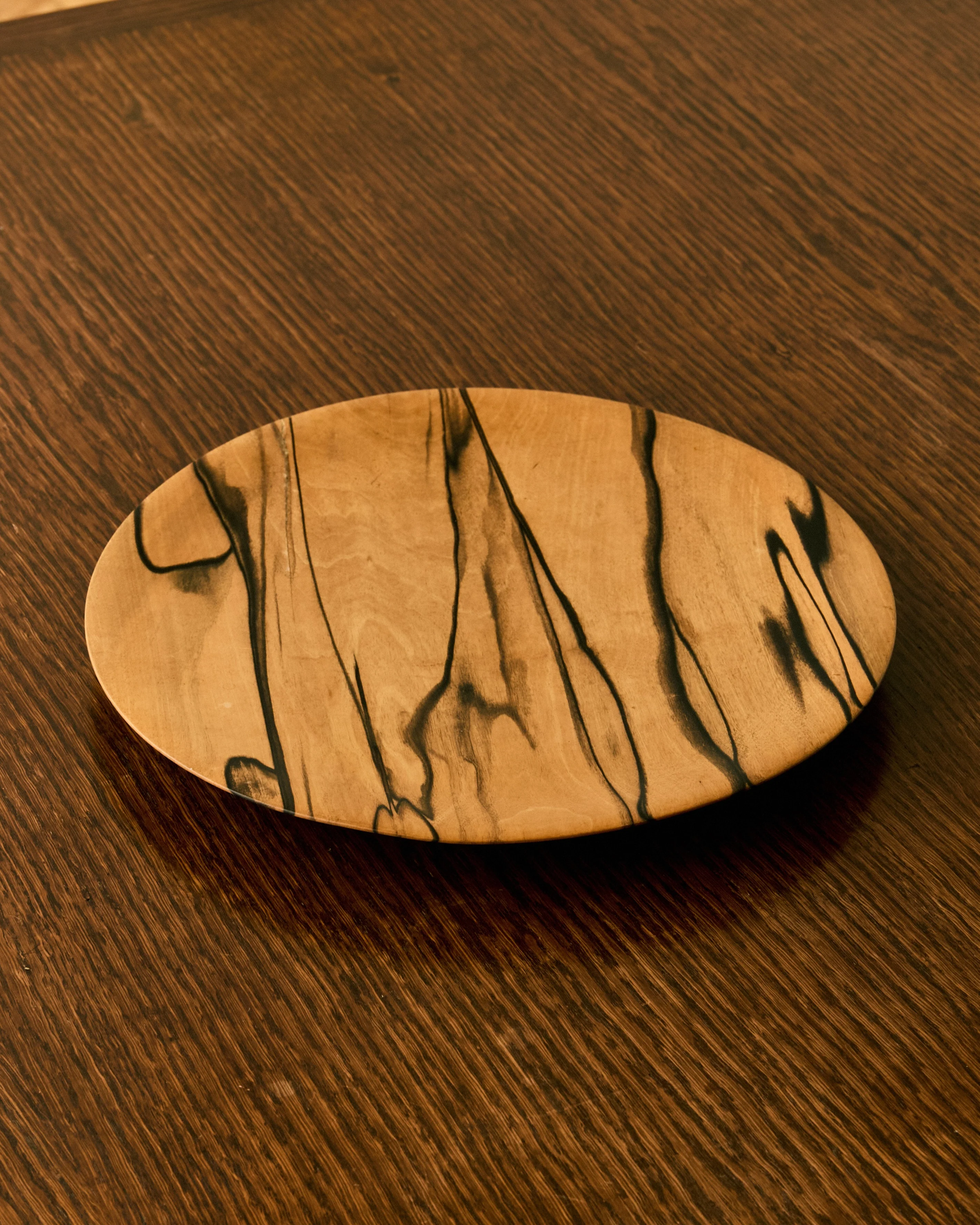 TIGER STRIPED WOOD GRAIN PLATE - Image 7