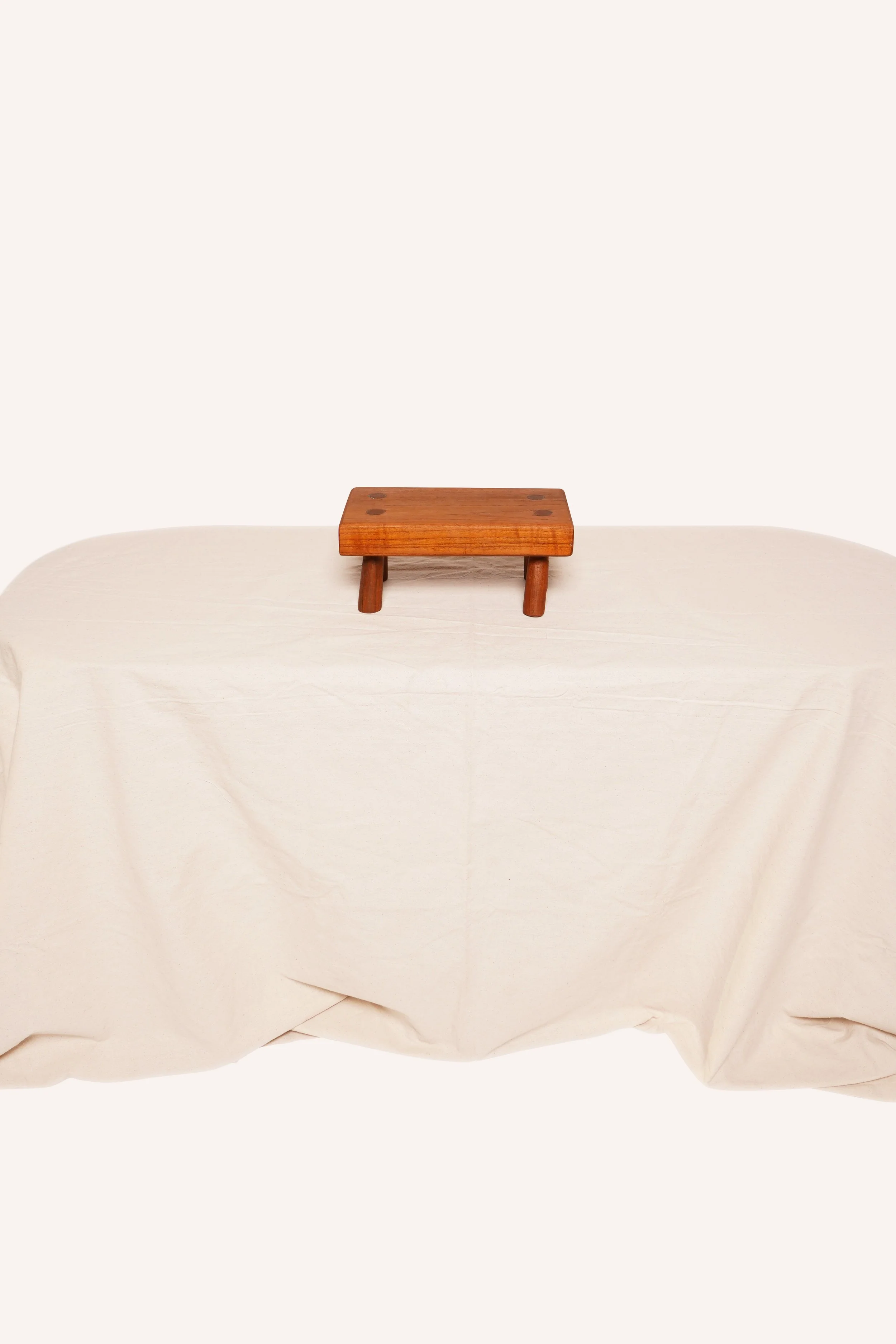 Small Wood Stool - Image 4