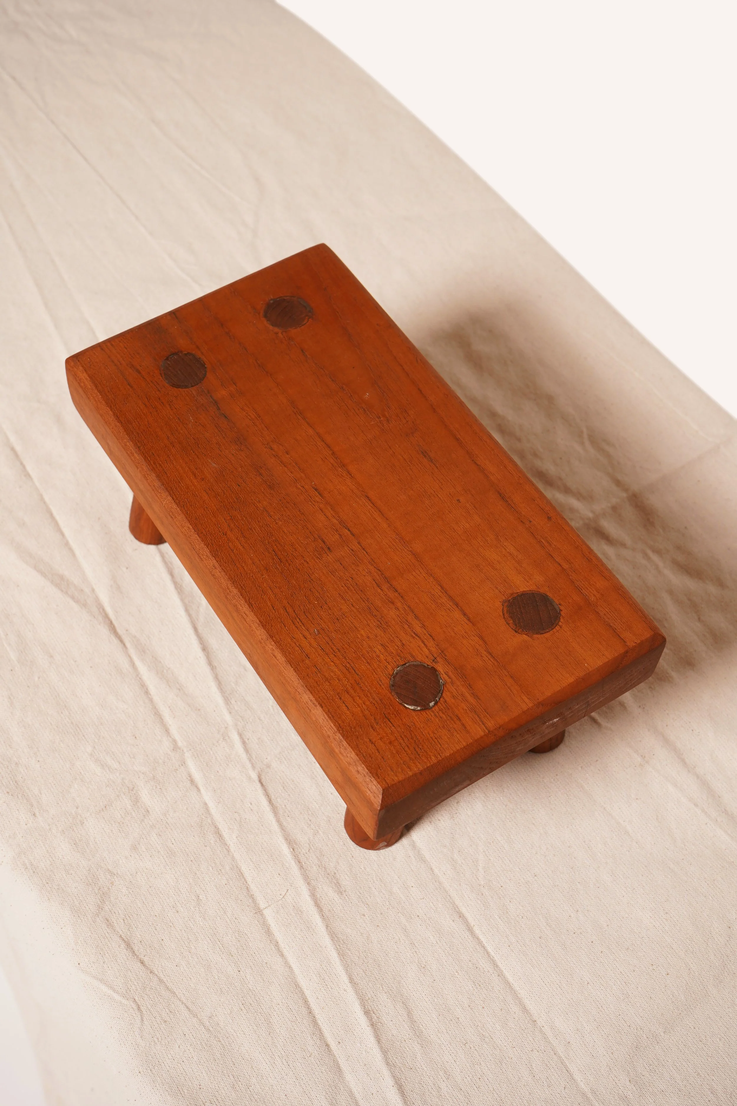 Small Wood Stool - Image 5