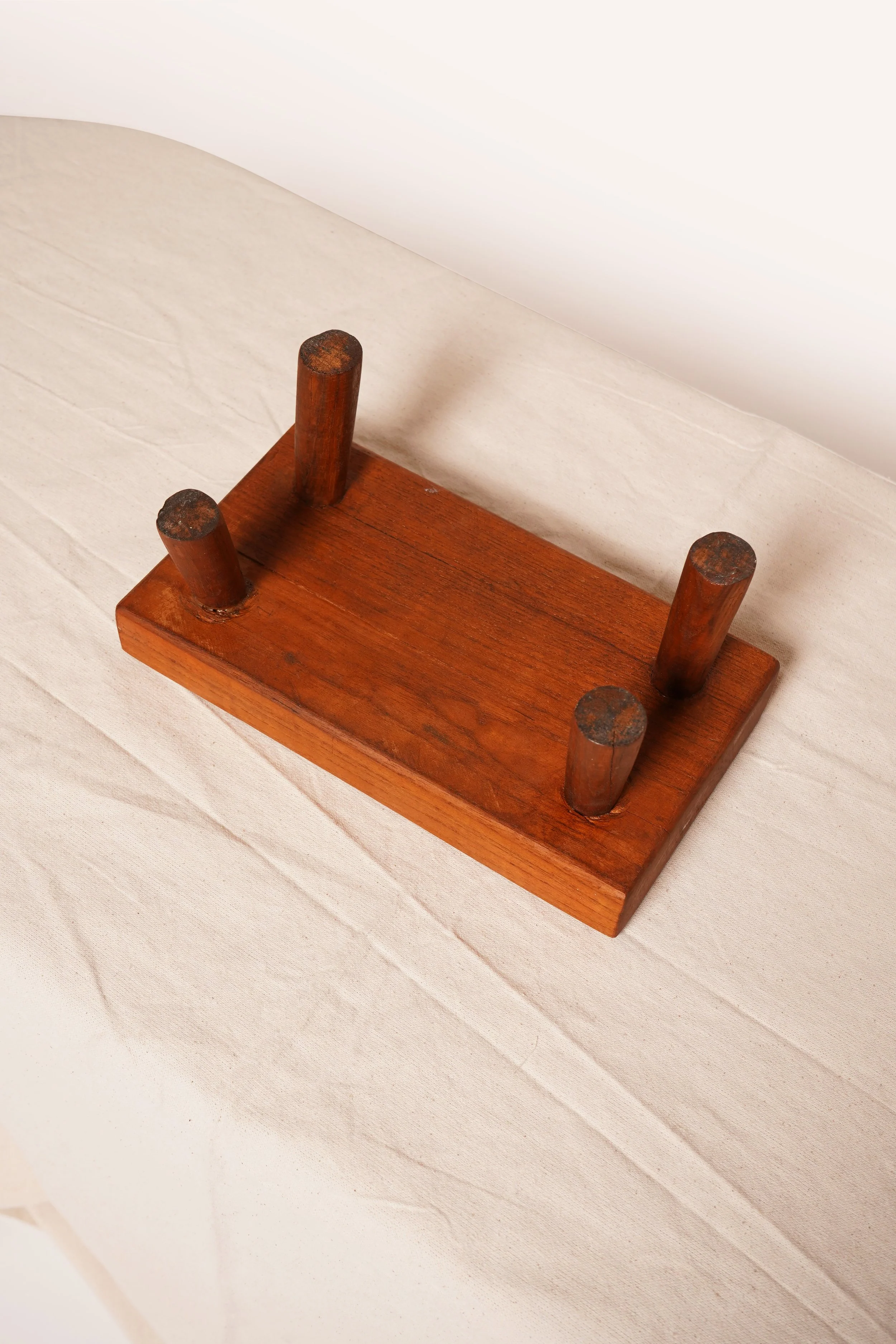 Small Wood Stool - Image 6